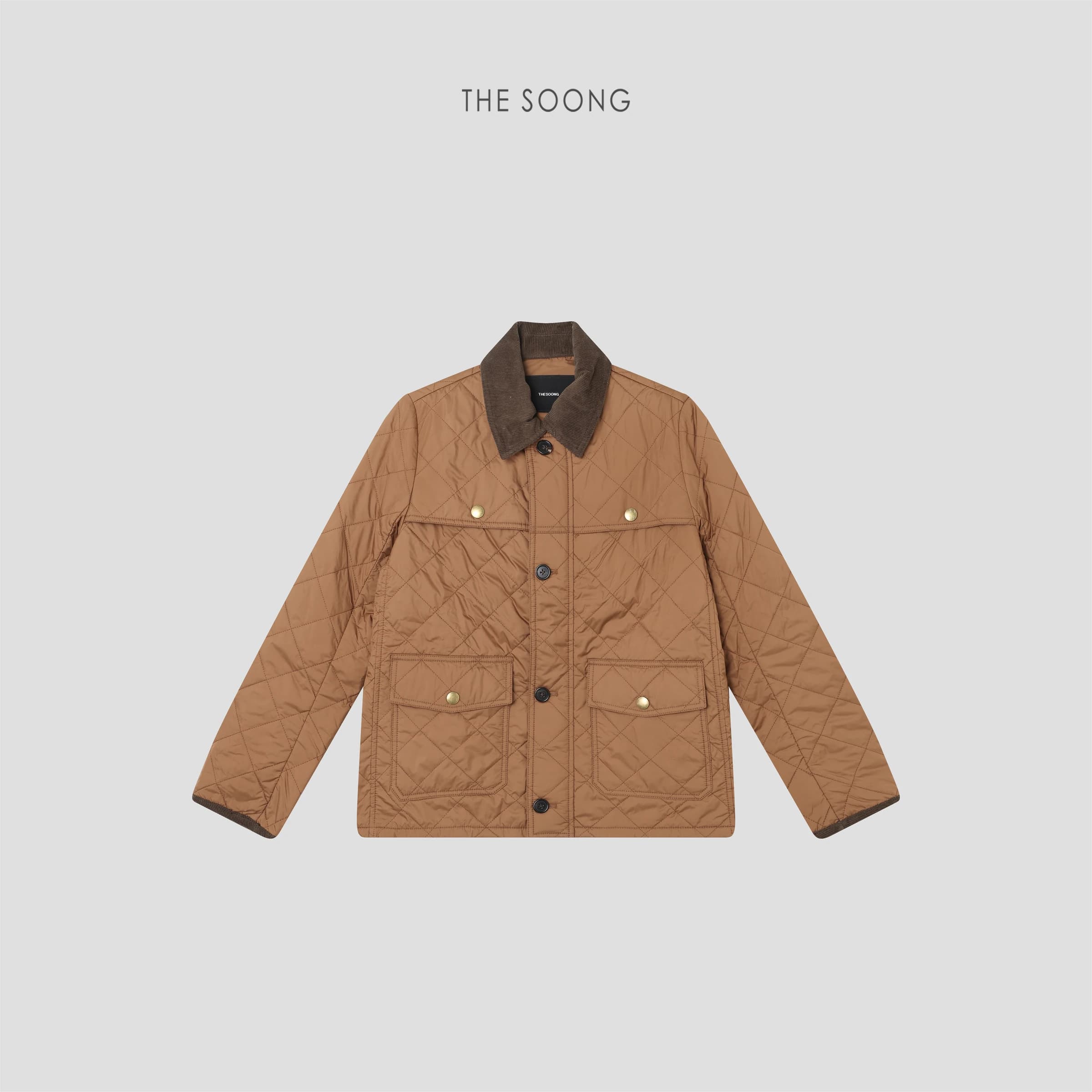 Vintage Diamond-Quilted Hunting Jacket alternate view