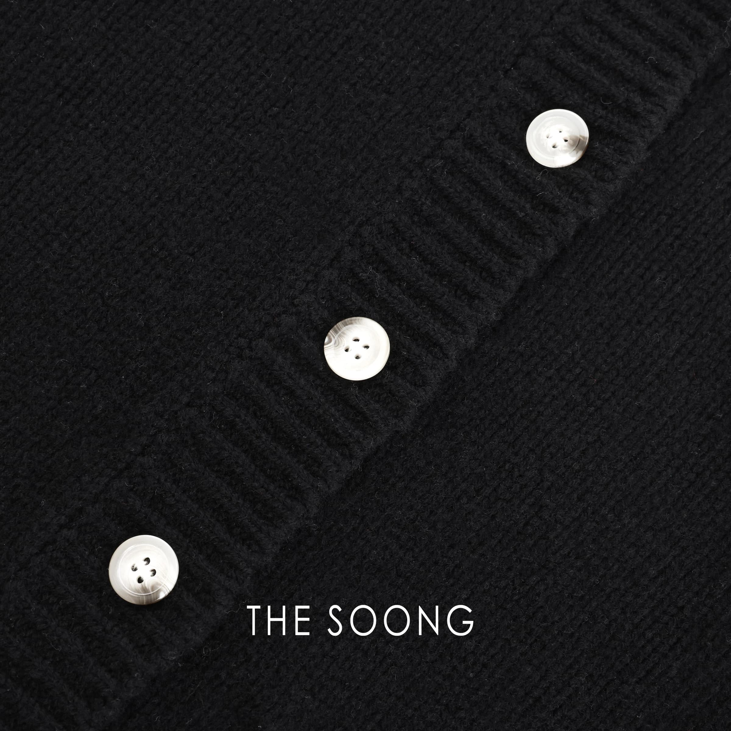 Doni 100% Wool Ribbed Turtleneck Button Cardigan view 4