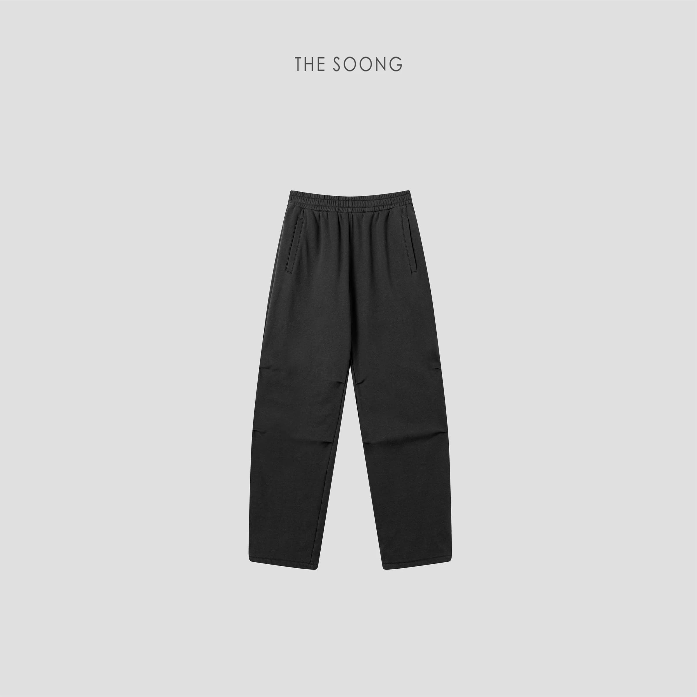 Vintage American-Style Light Utility Women’s Autumn/Winter 100% Cotton Elastic-Waist Mid-Rise Sweatpants view 3