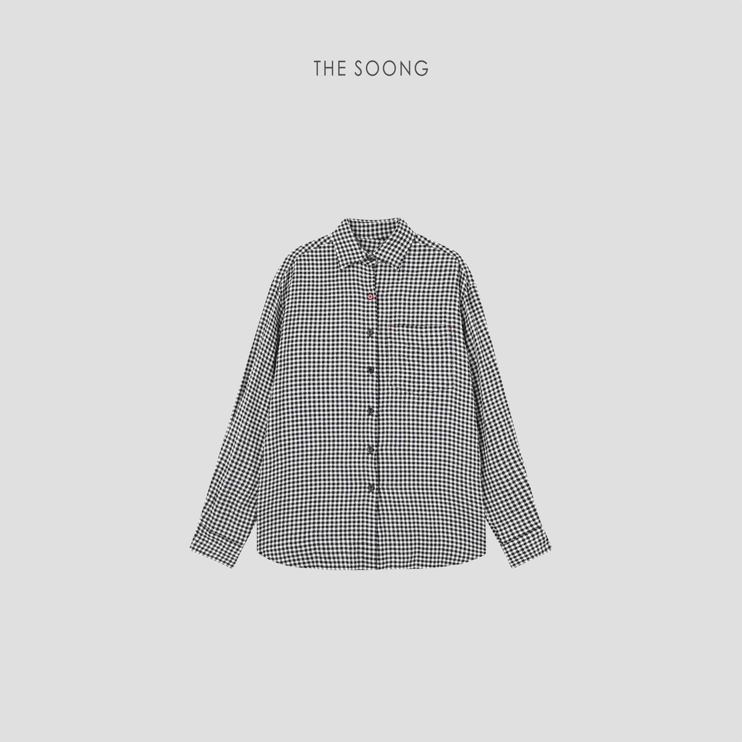 Timeless Classic 100% Cotton Pleated Plaid Polo Shirt view 1