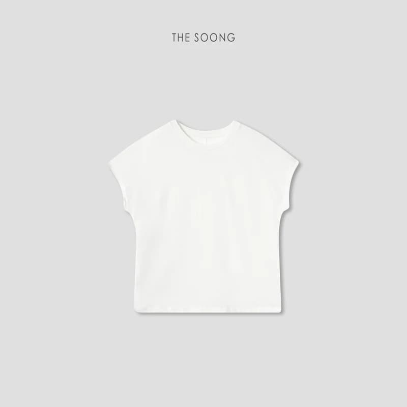 Linen-Cotton Blend Flutter-Sleeve Top view 7