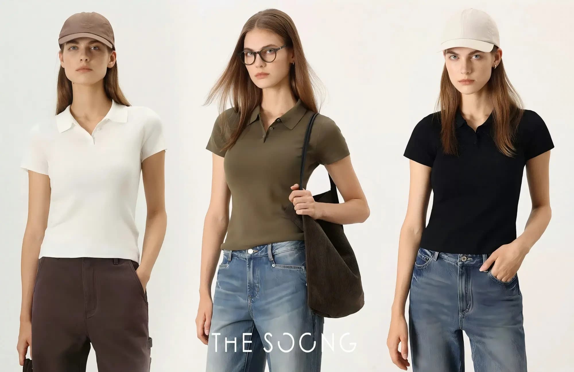 100% Cotton Double-Gauze Short-Sleeve Polo Henley Shirt view 2