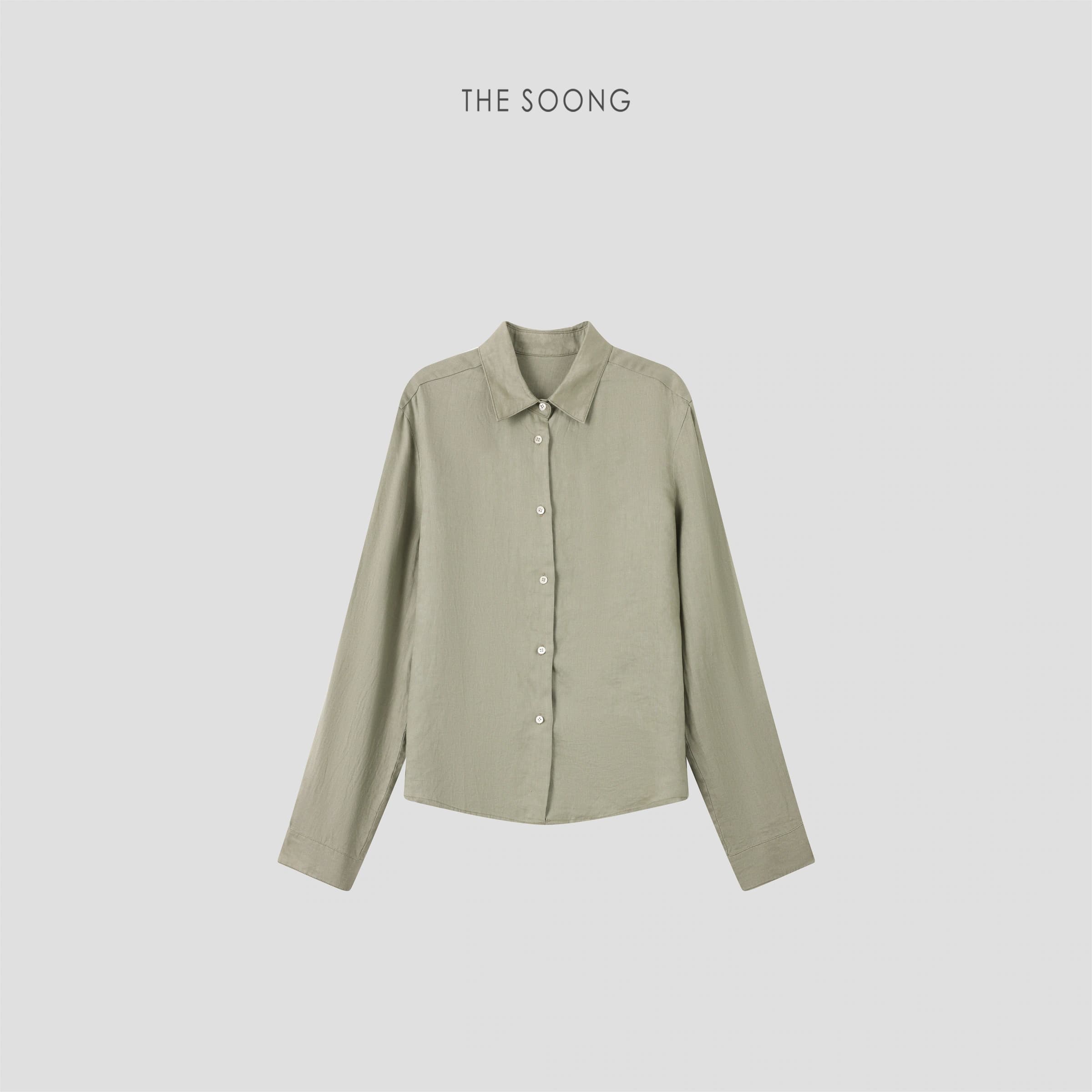 Quiet Luxury 100% Linen Textured Collared Shirt view 7
