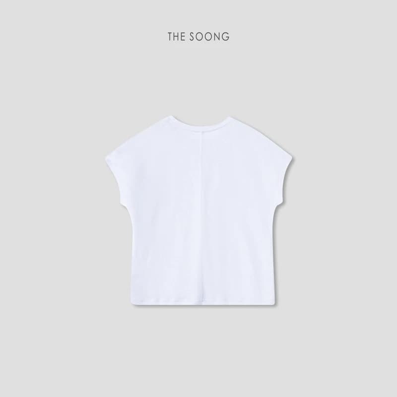 Linen-Cotton Blend Flutter-Sleeve Top view 14