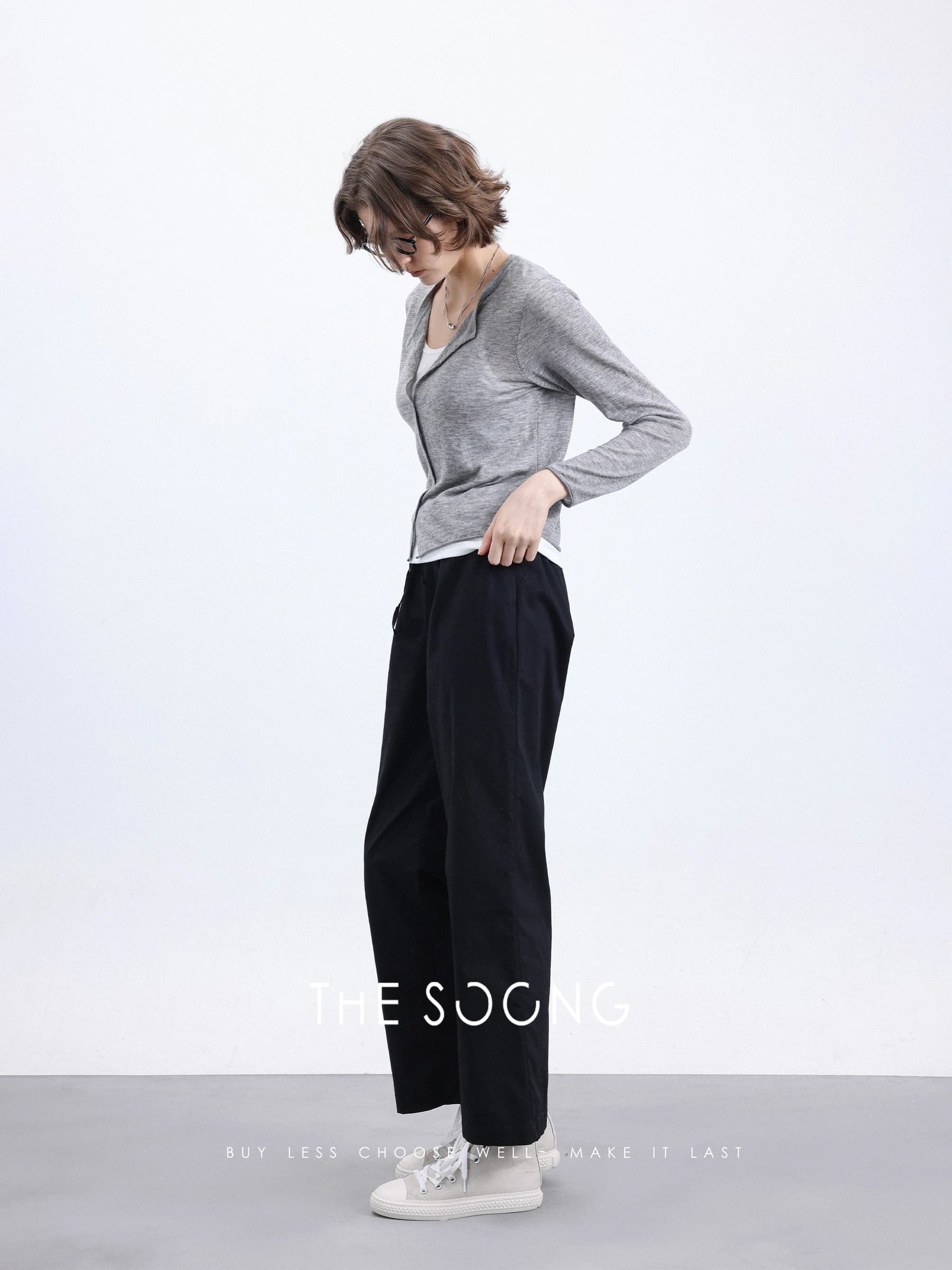 Rational Aesthetic Jacquard Check Cropped Pants view 5