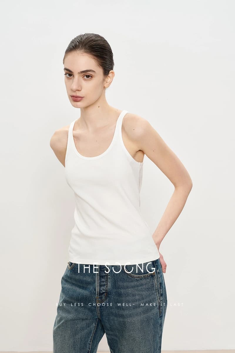 Summer Soft Breathable Racerback Tank Top view 3