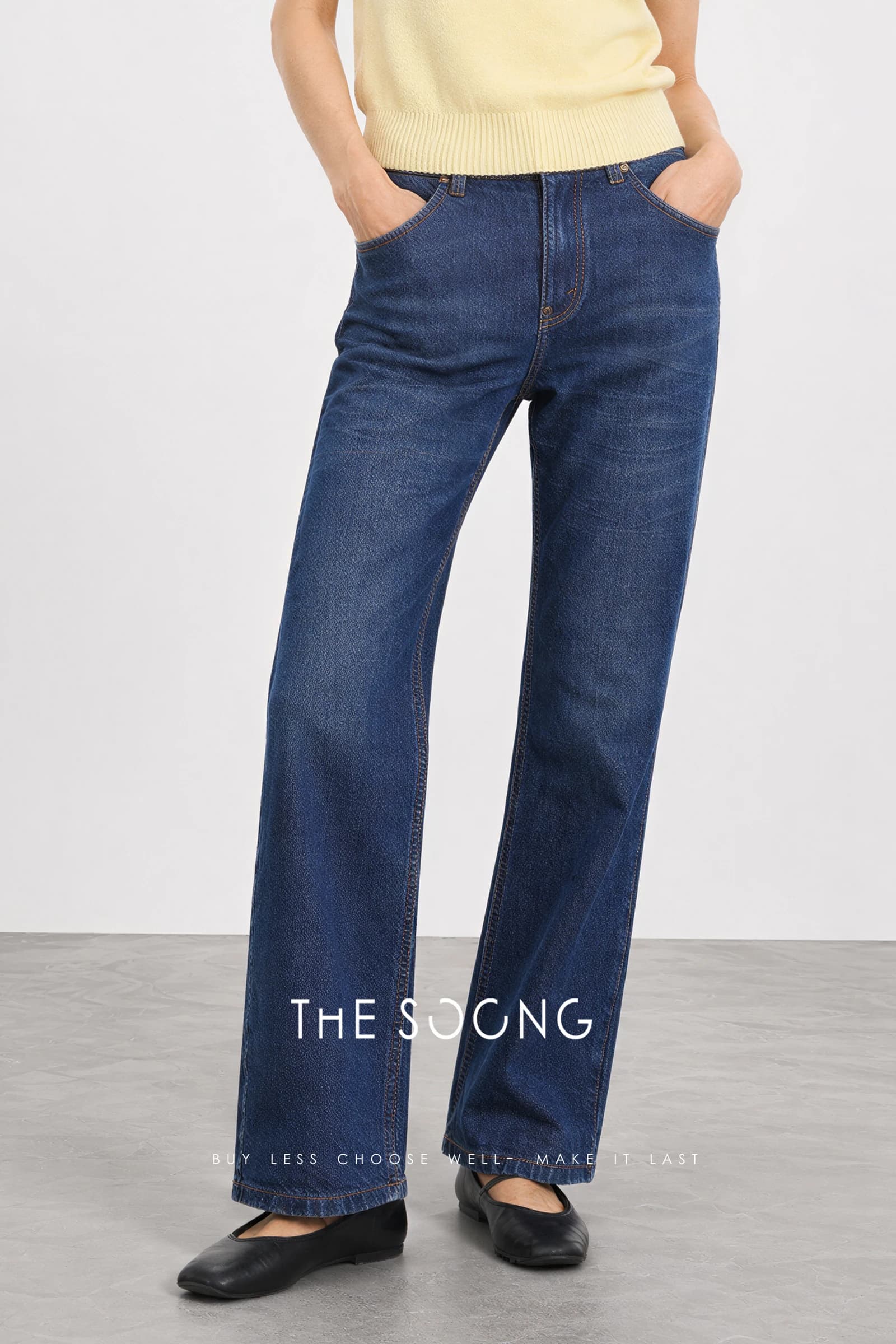 Italian Candiani Mid-Rise Stretch Denim Jeans view 3
