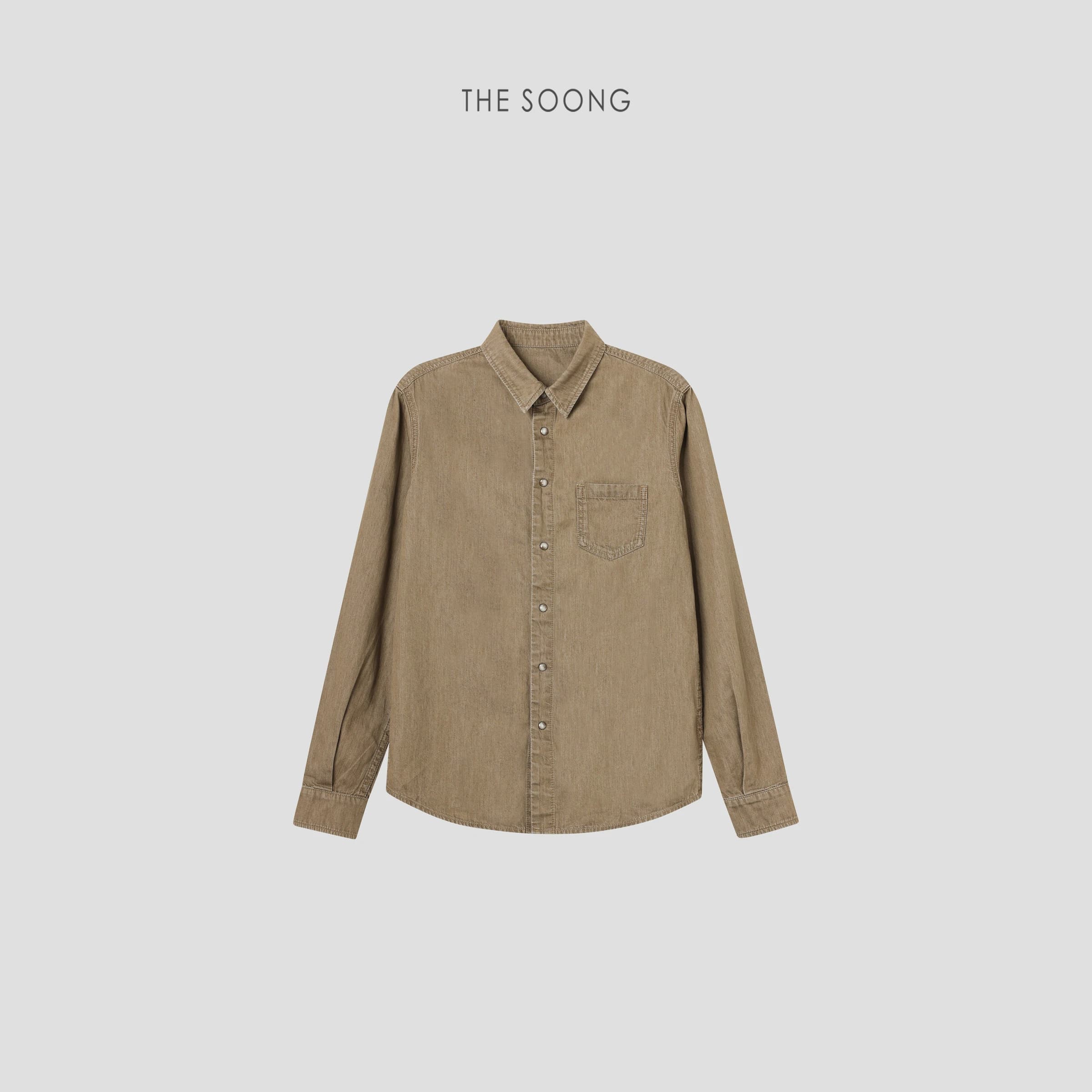 100% Cotton Classic Crisp Collared Shirt view 1