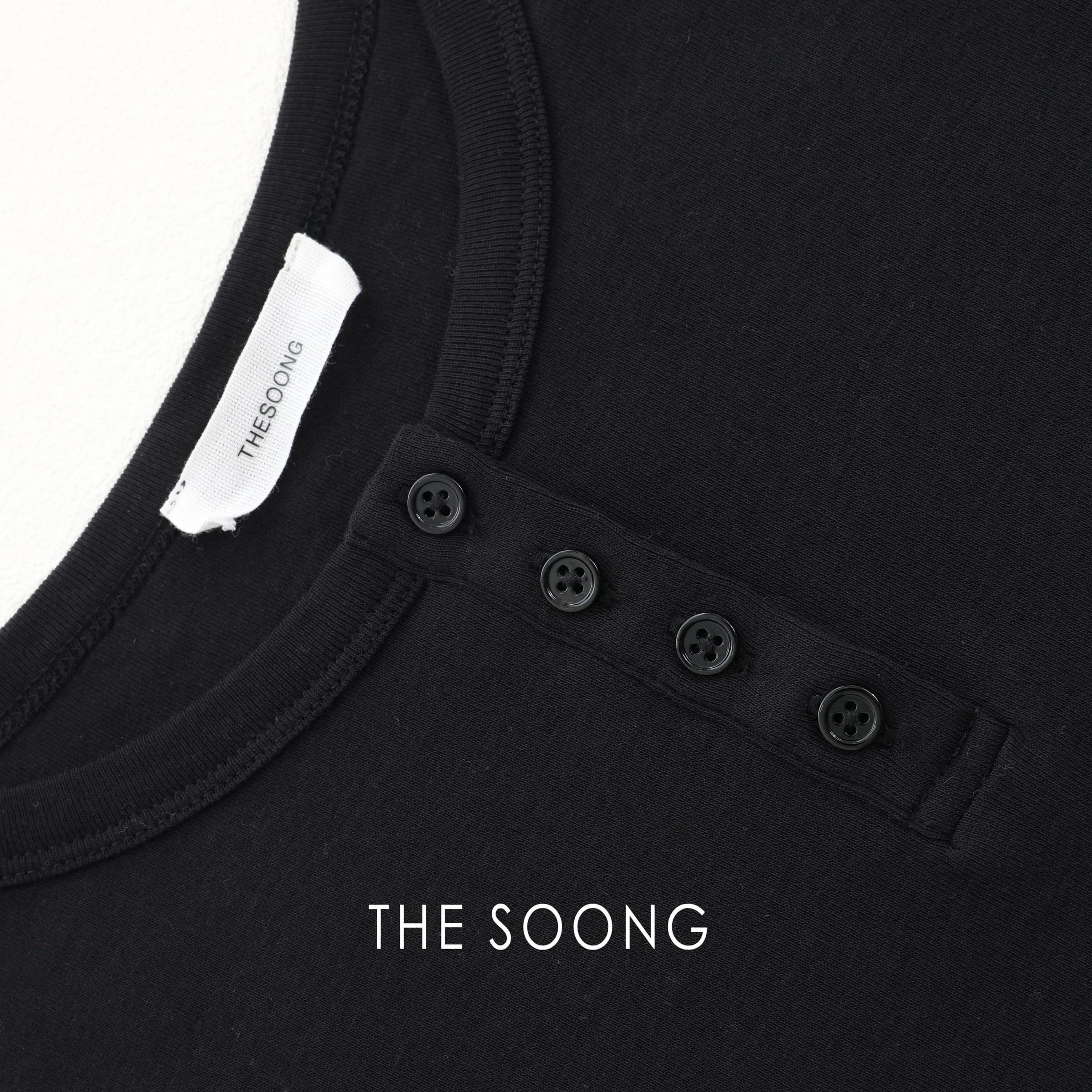 Minimal Henley Long-Sleeve Top view 9