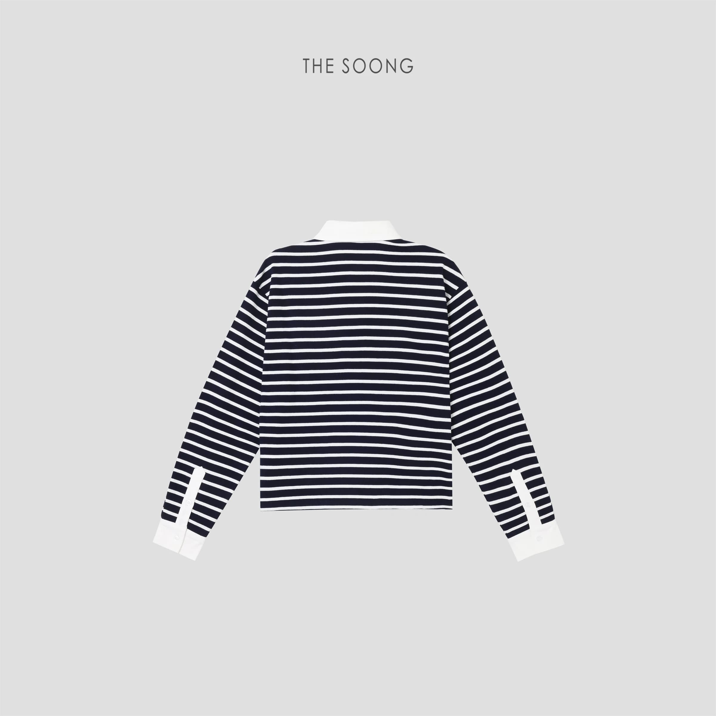 Coastline 100% Brushed Twill Cotton Polo Sweatshirt view 5