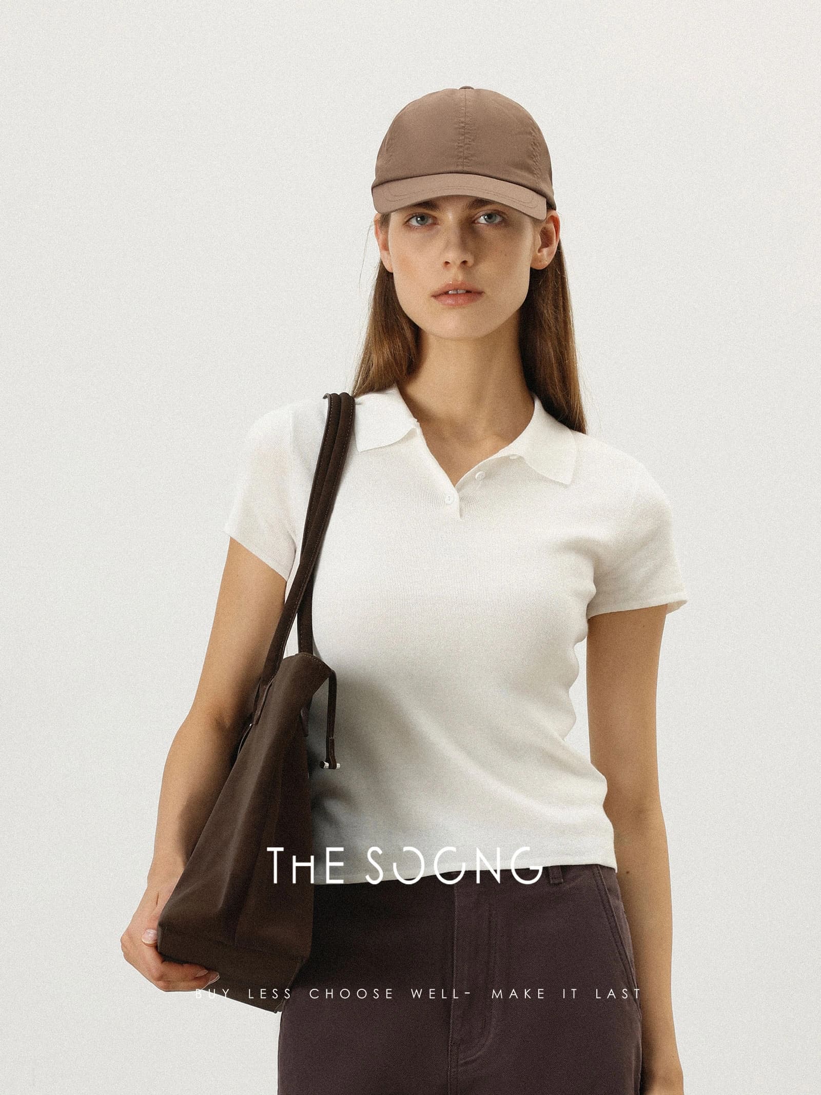 100% Cotton Double-Gauze Short-Sleeve Polo Henley Shirt view 5