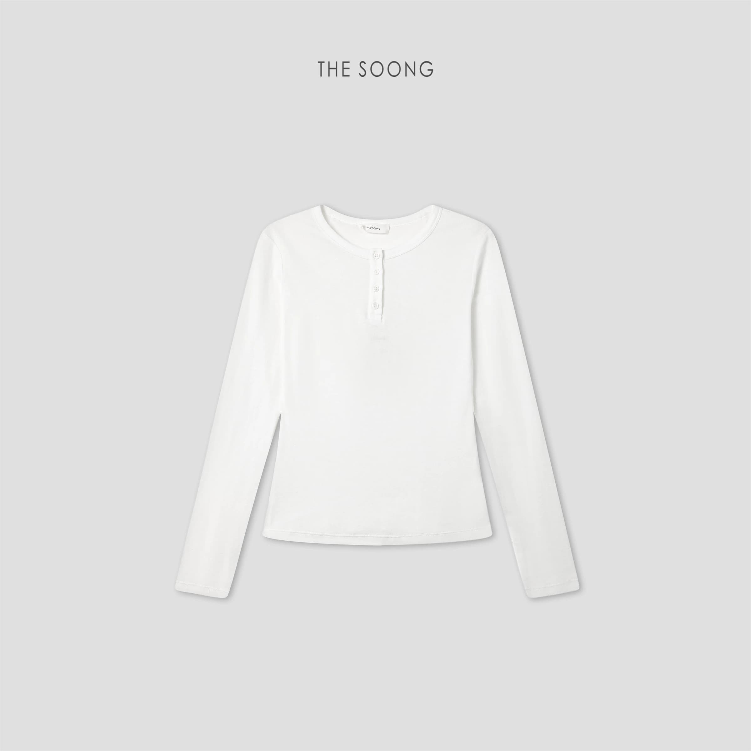 Minimal Henley Long-Sleeve Top view 13