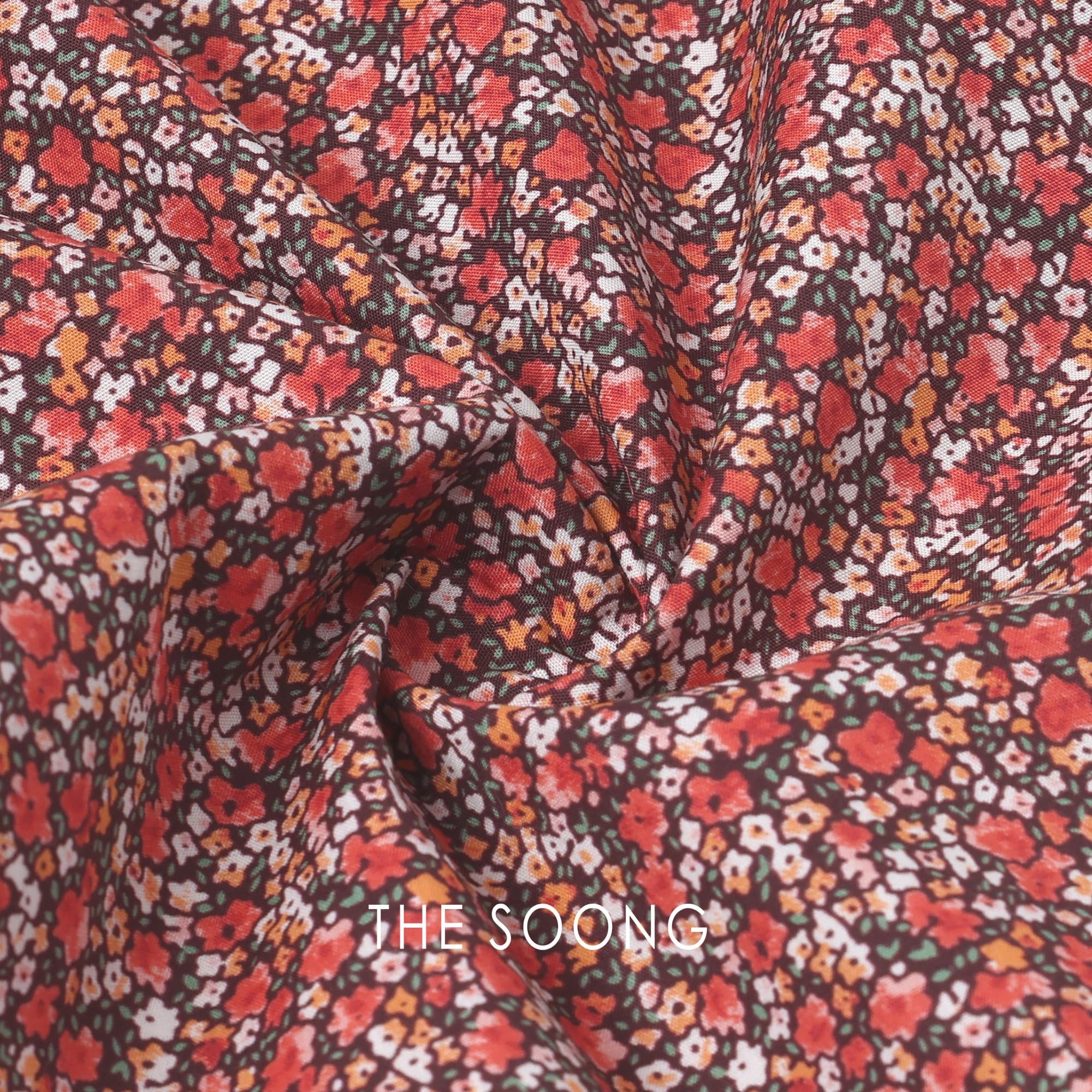 Floral Cotton Relaxed-Fit Elastic-Waist Pants view 4