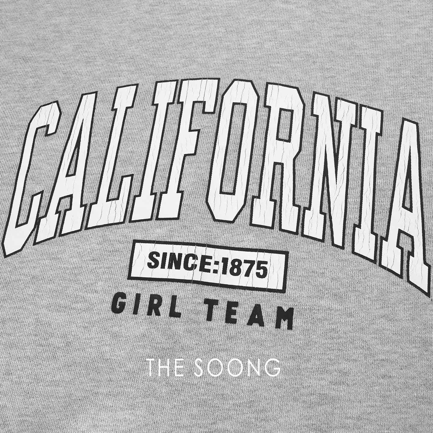 California 100%コットン リラックスフィット グラフィック スウェットシャツ view 7
