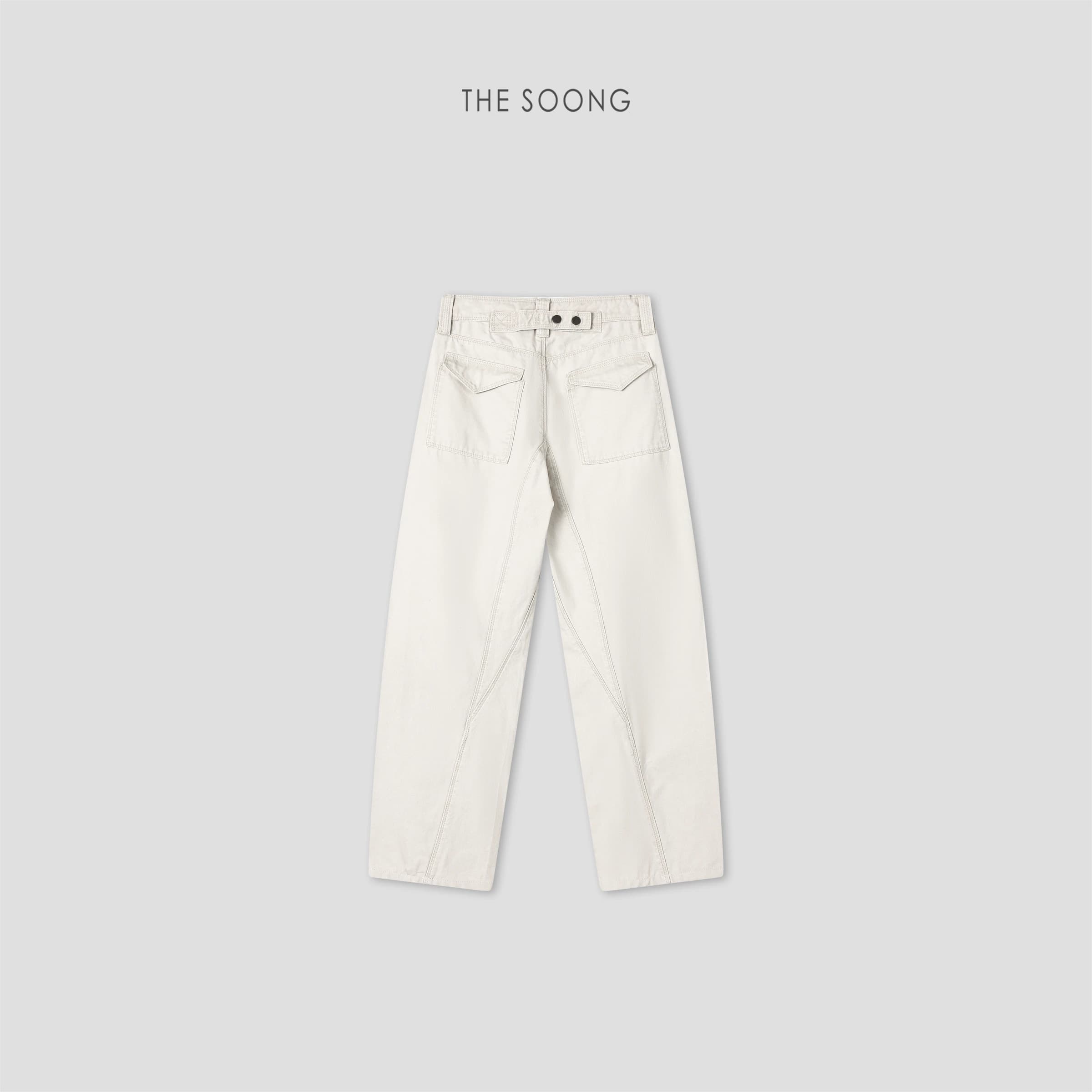 Coconut Pants  Clean Fit Washed Vintage Denim Jeans view 2