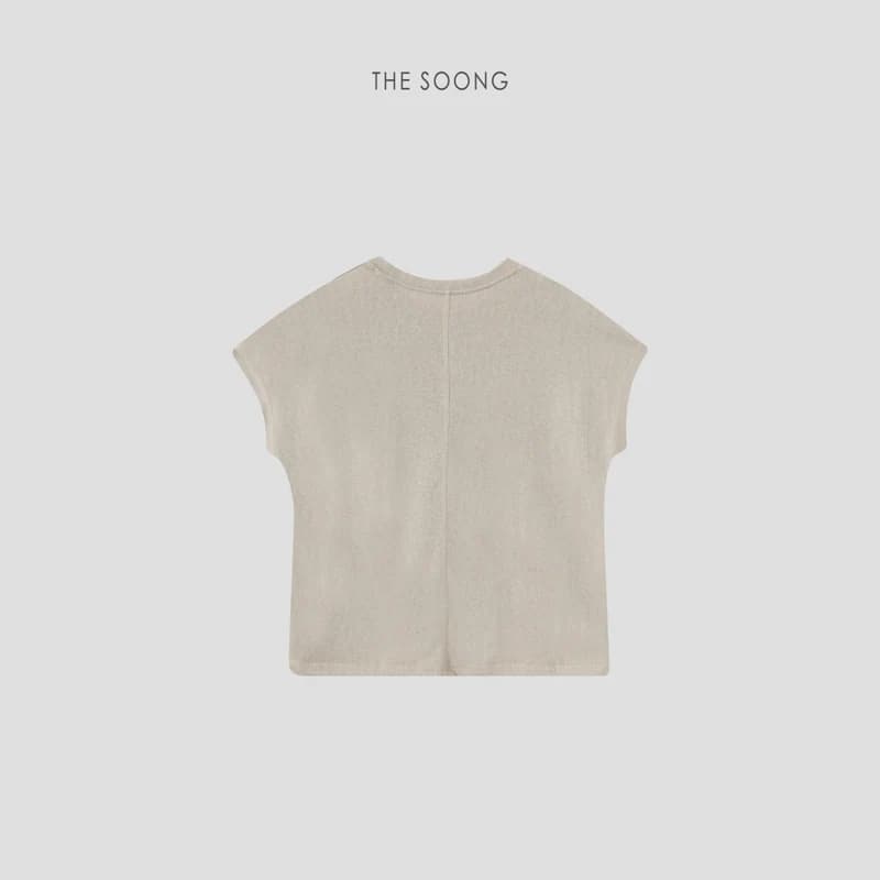 Linen-Cotton Blend Flutter-Sleeve Top view 17