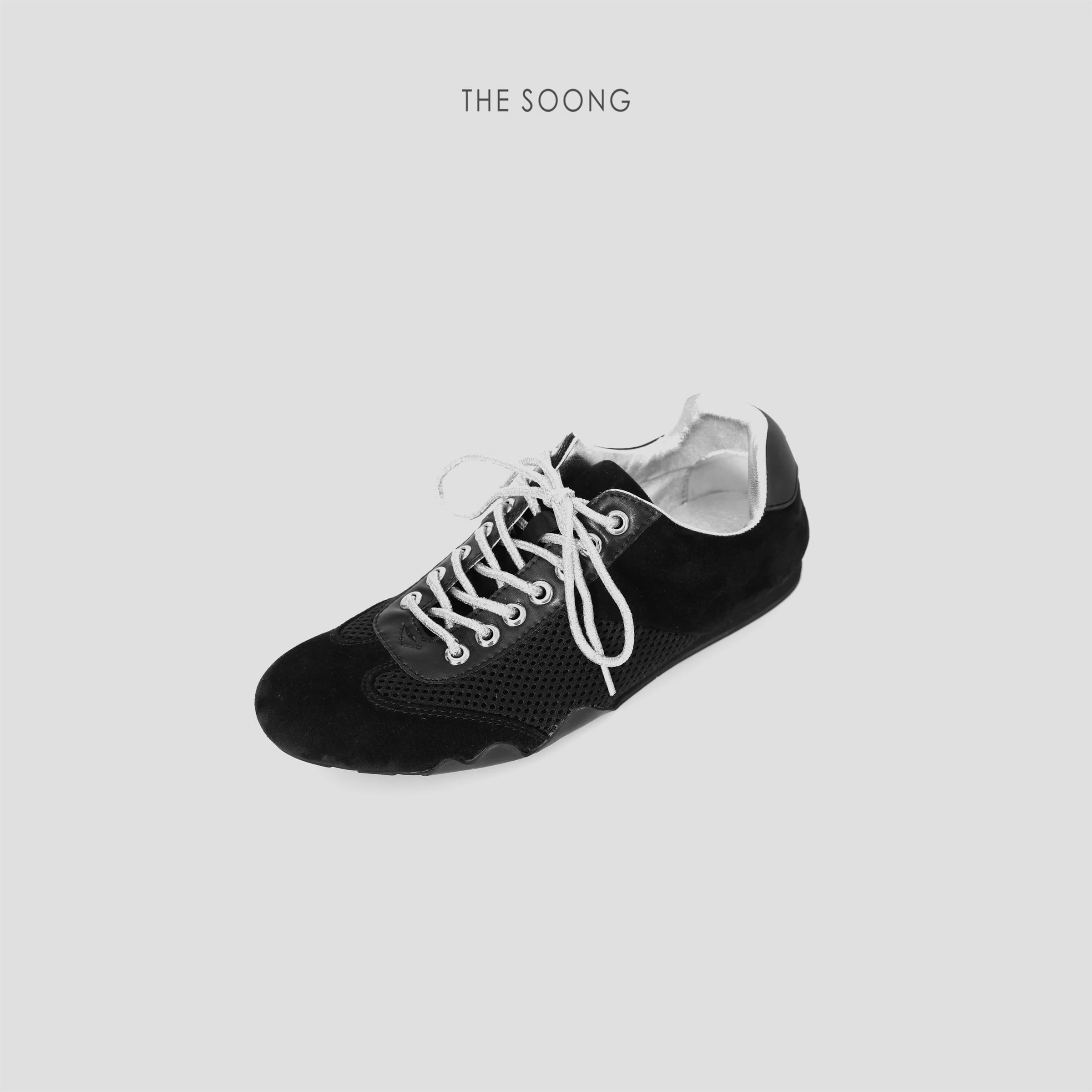 Classic Leather Quick-Dry Mesh Lace-Up Sneakers