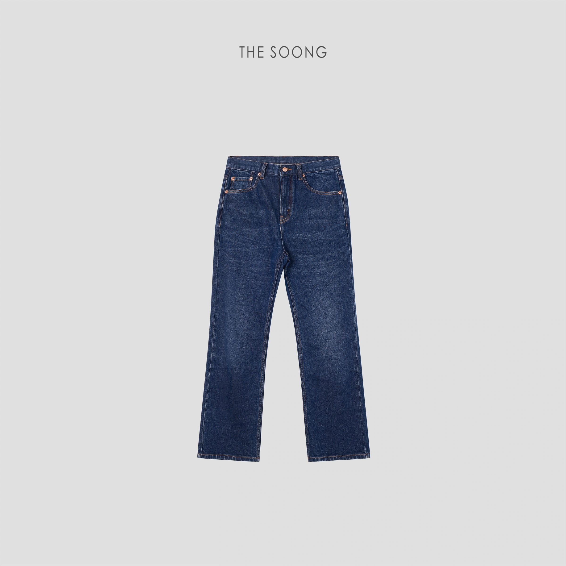 Italian Candiani Mid-Rise Stretch Denim Jeans