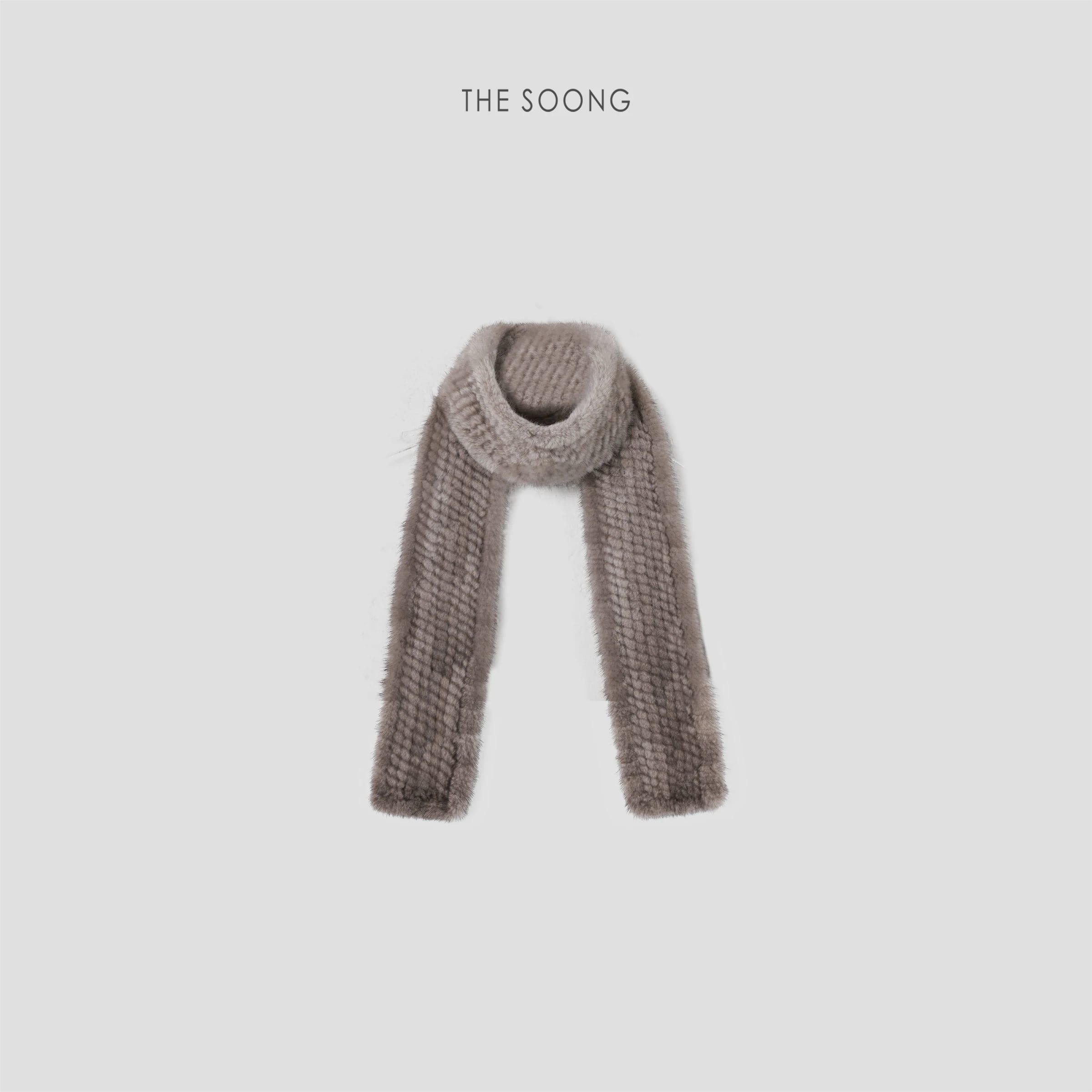 Misty Fur 100% Mink Soft Warm Scarf