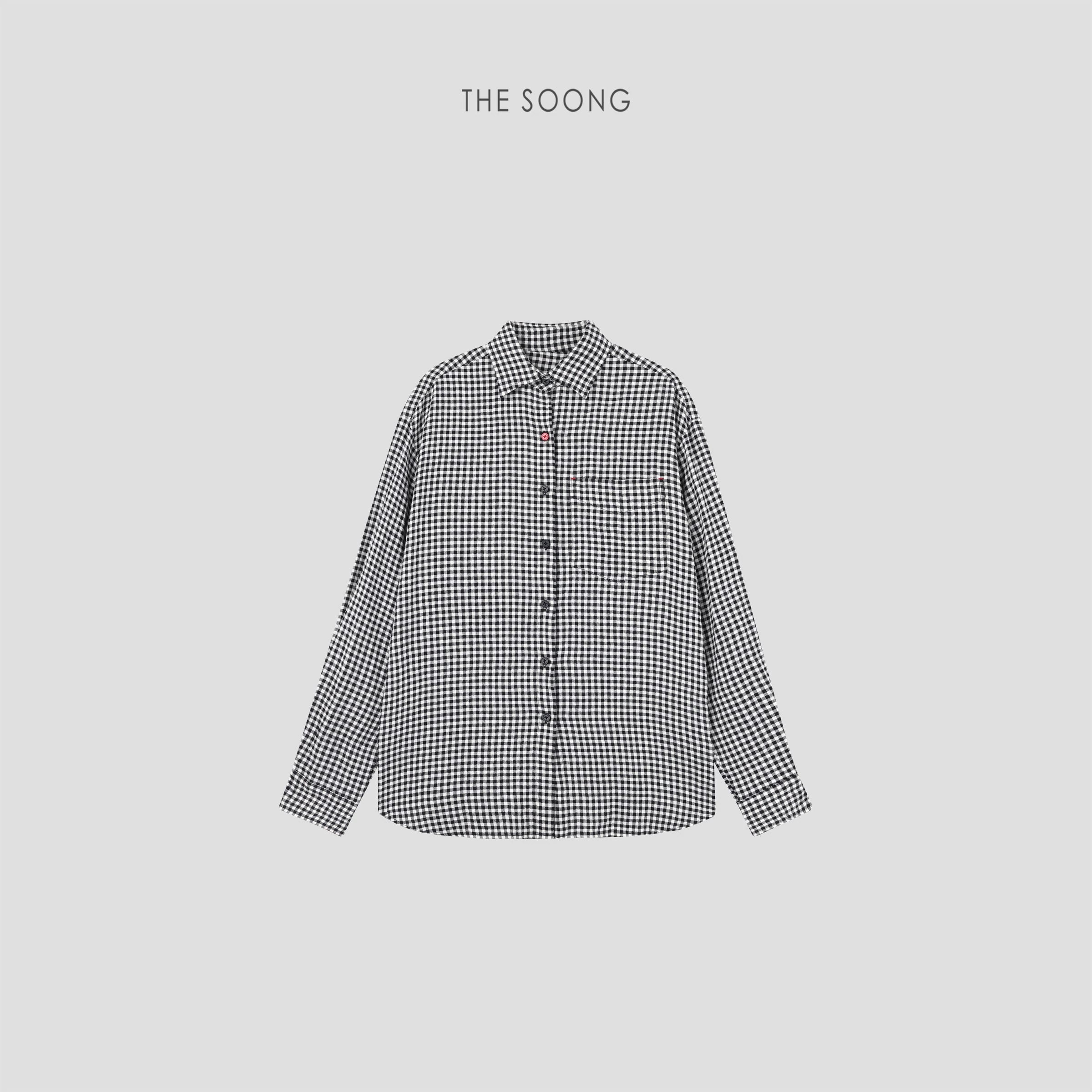 Timeless Classic 100% Cotton Pleated Plaid Polo Shirt