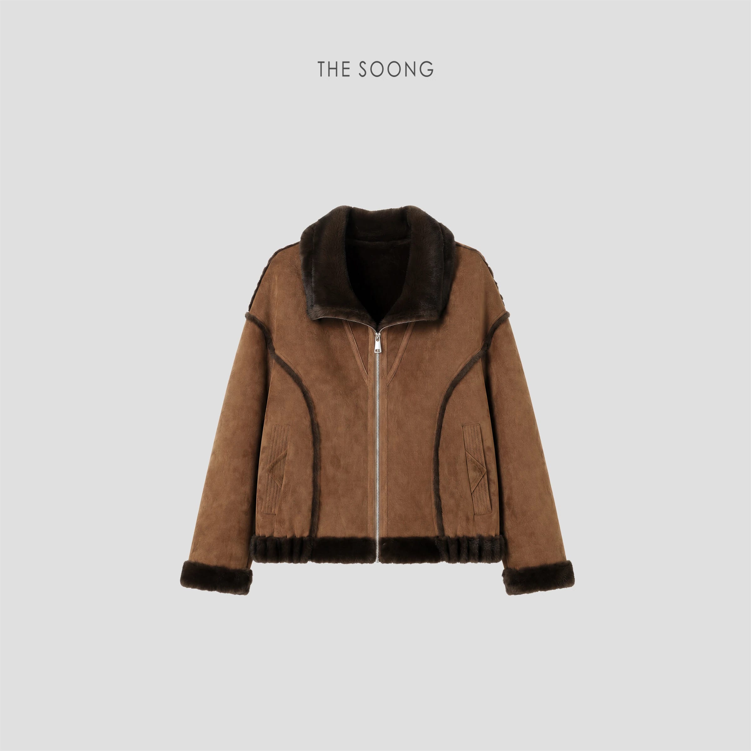 Toast Ultrafine Faux-Suede Warm Jacket