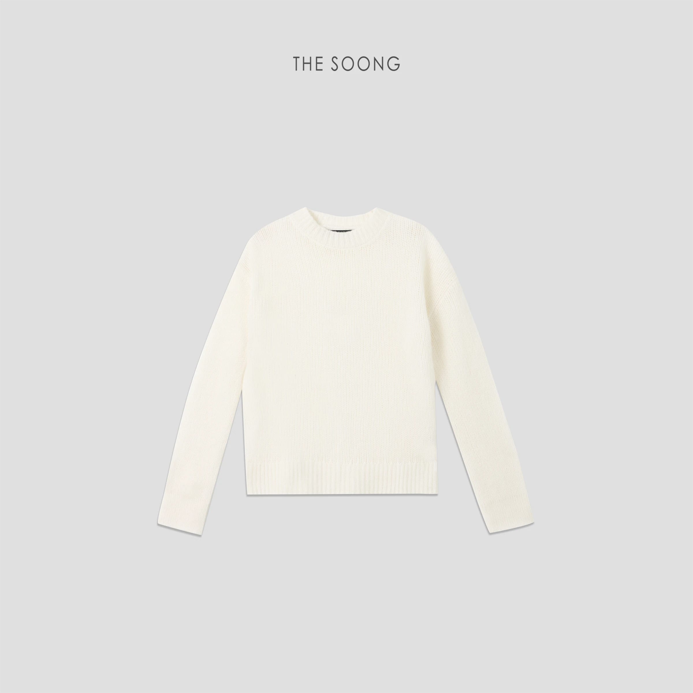 Cloud Cream Wool-Cashmere Blend Textured Sweater