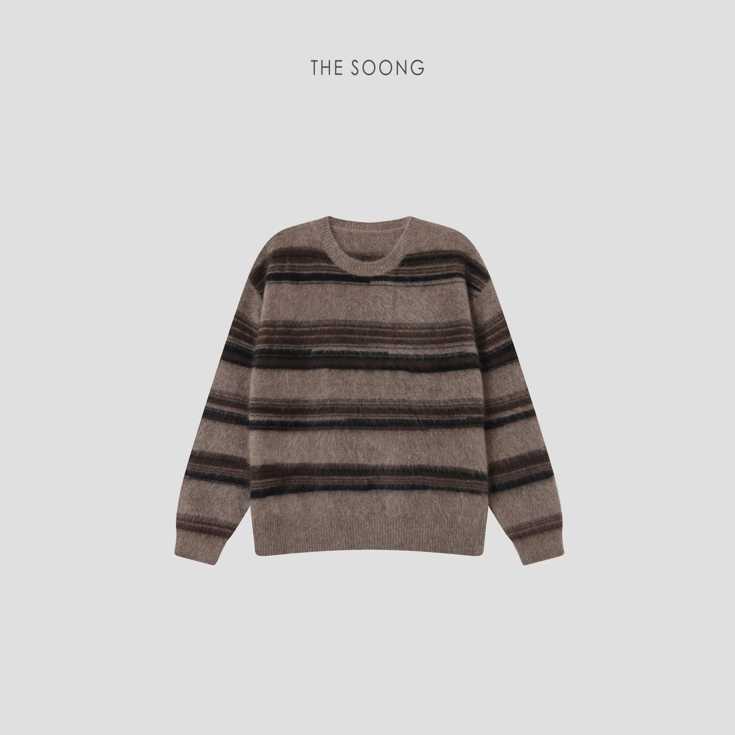 New Women's 16.5μm 225g Washed Brushed Yak Cashmere Sweater