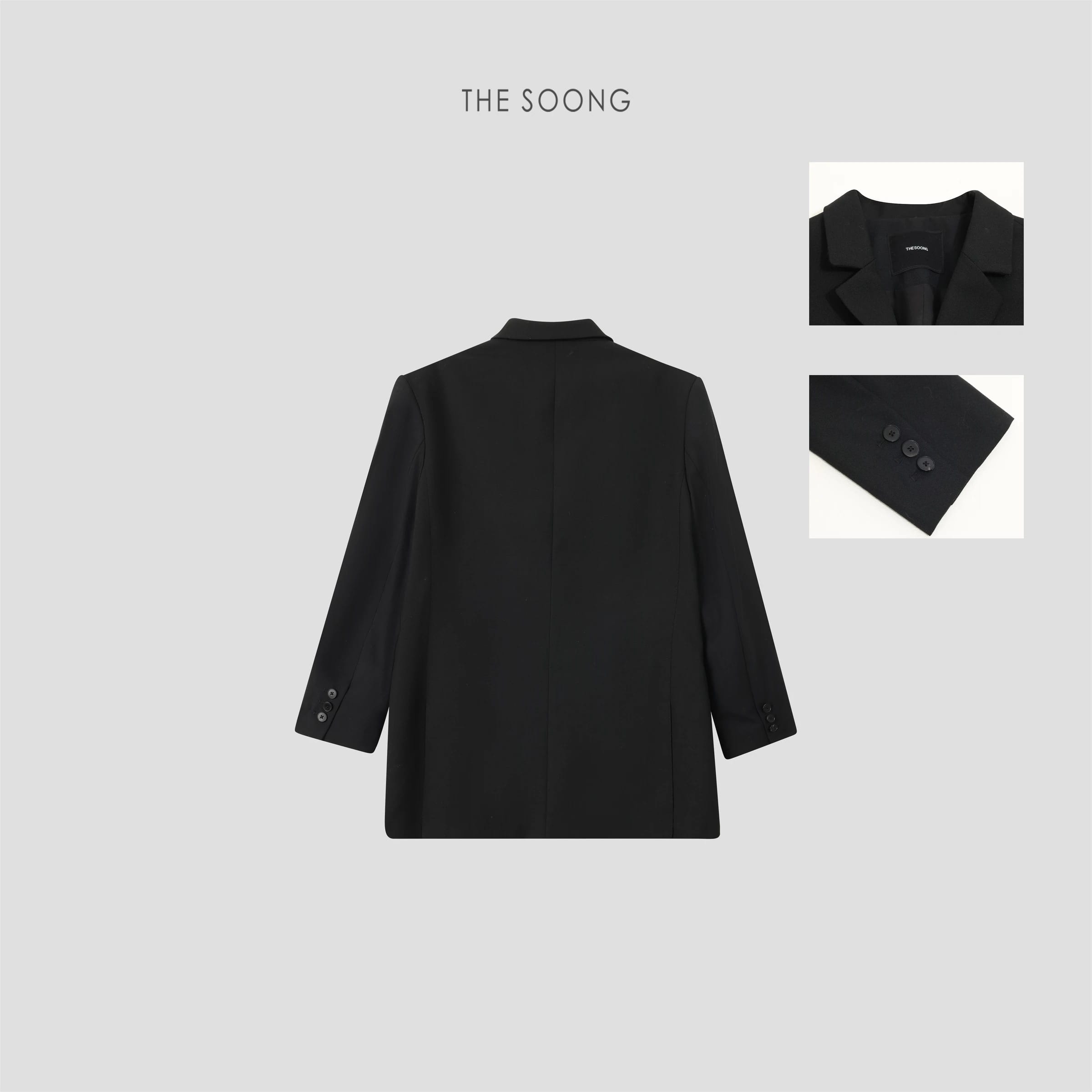 Timeless Silhouette Fine Wool Relaxed Tailored Blazer alternate view
