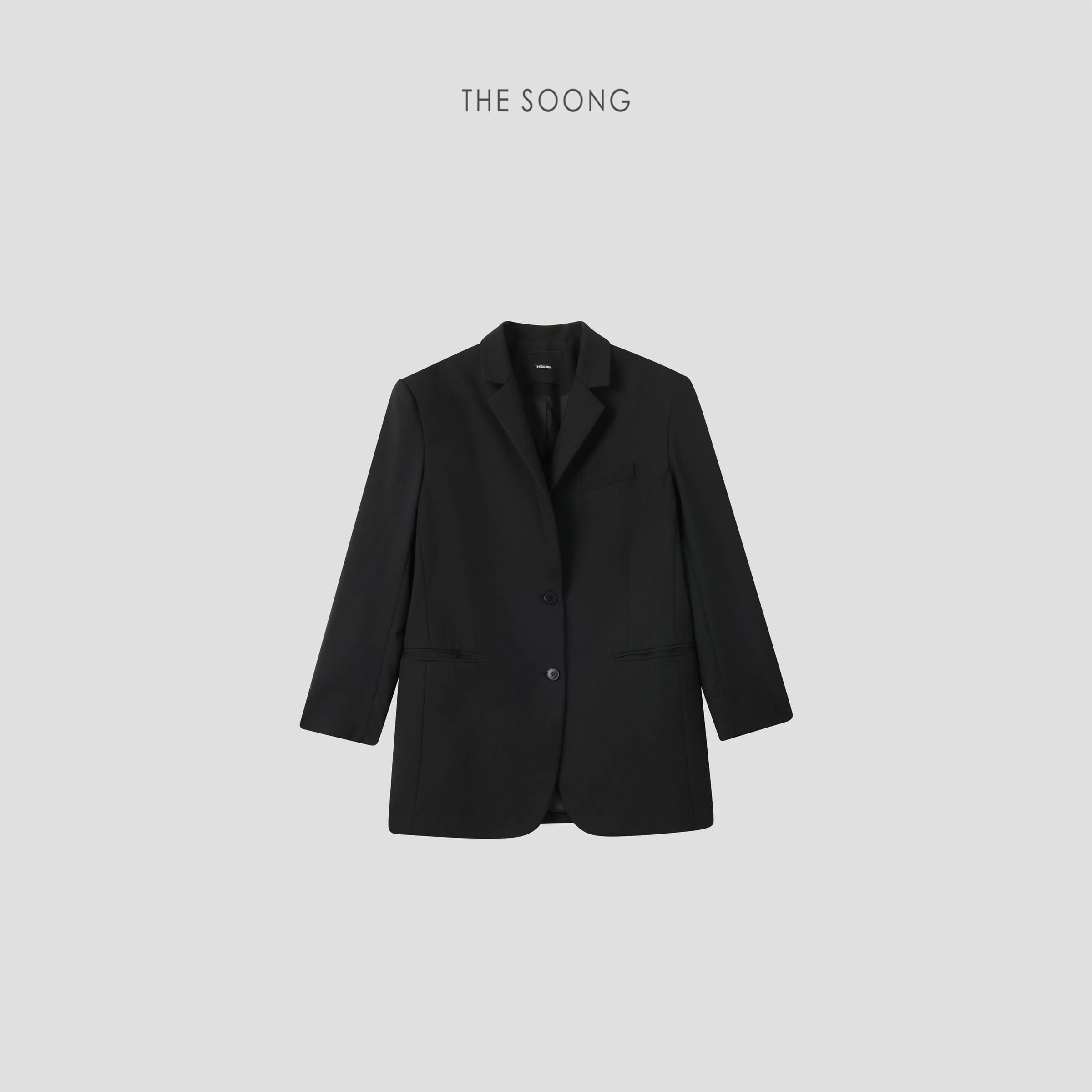 Timeless Silhouette Fine Wool Relaxed Tailored Blazer