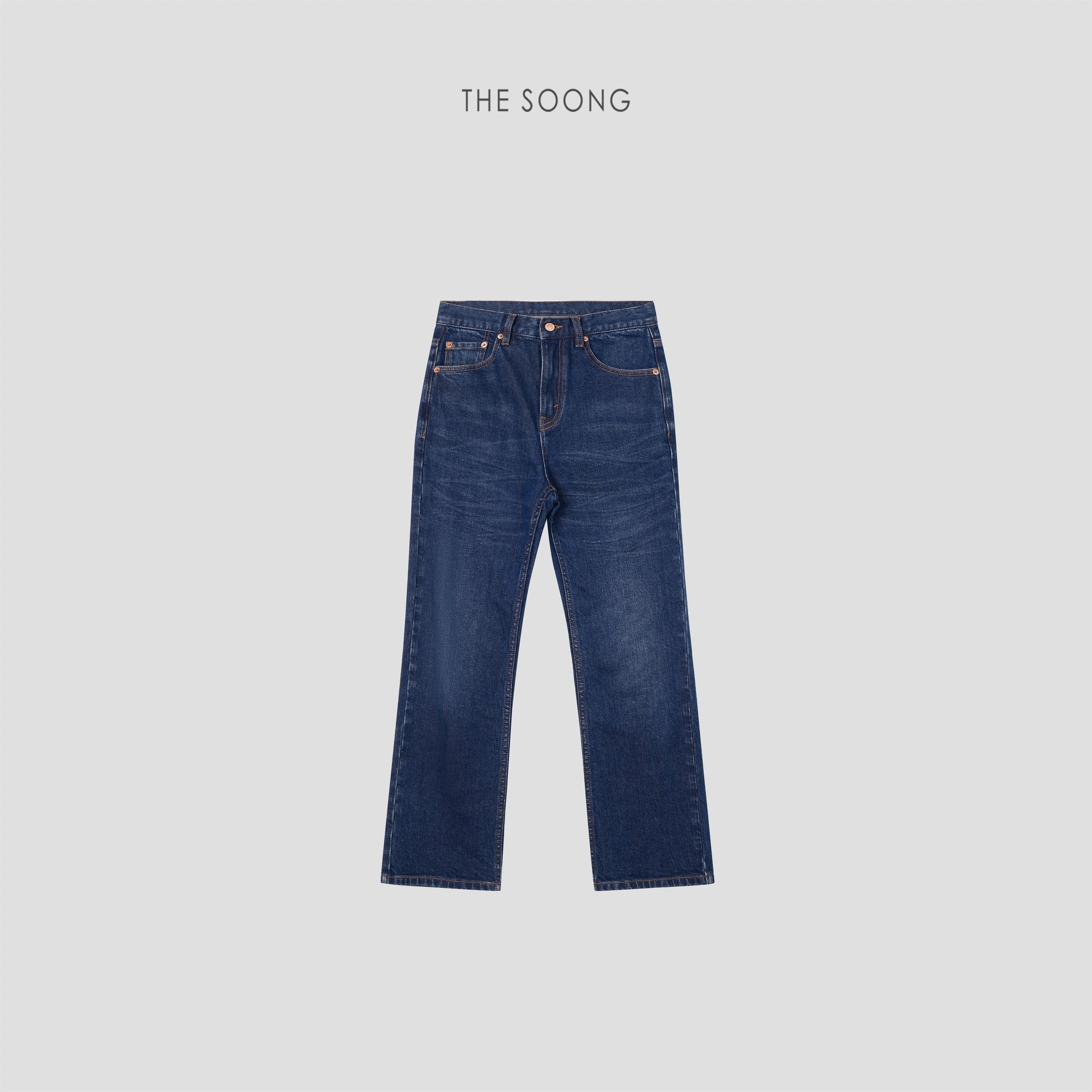 Italian Candiani Mid-Rise Stretch Denim Jeans
