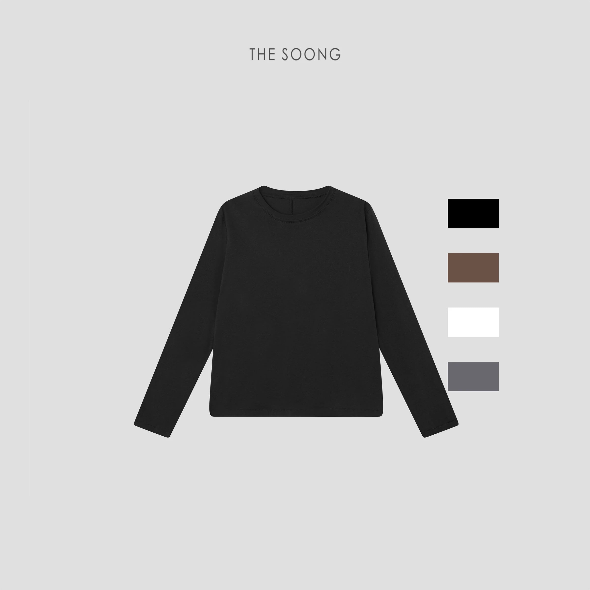 Crewneck Wool Knit Layering Top