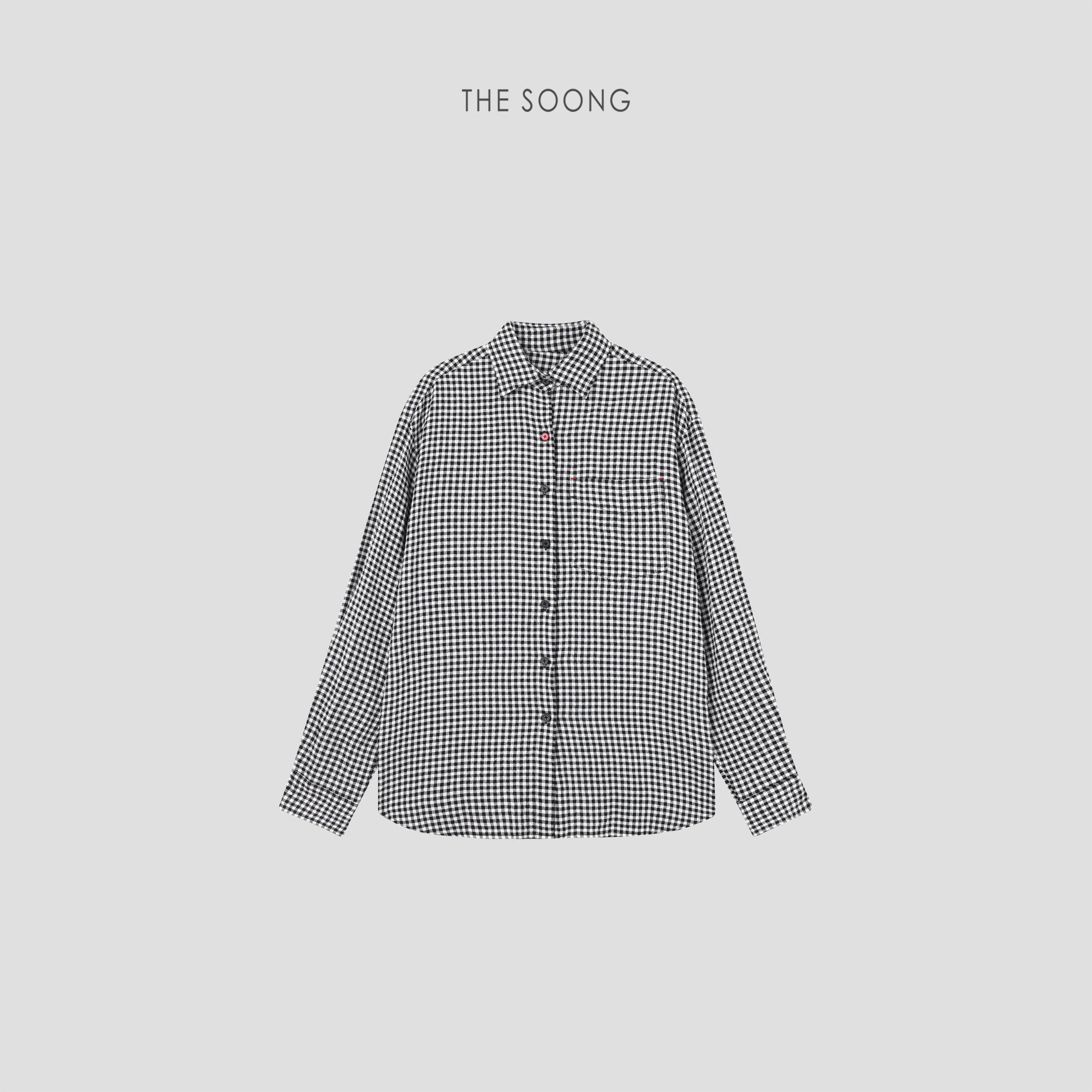 Timeless Classic 100% Cotton Pleated Plaid Polo Shirt