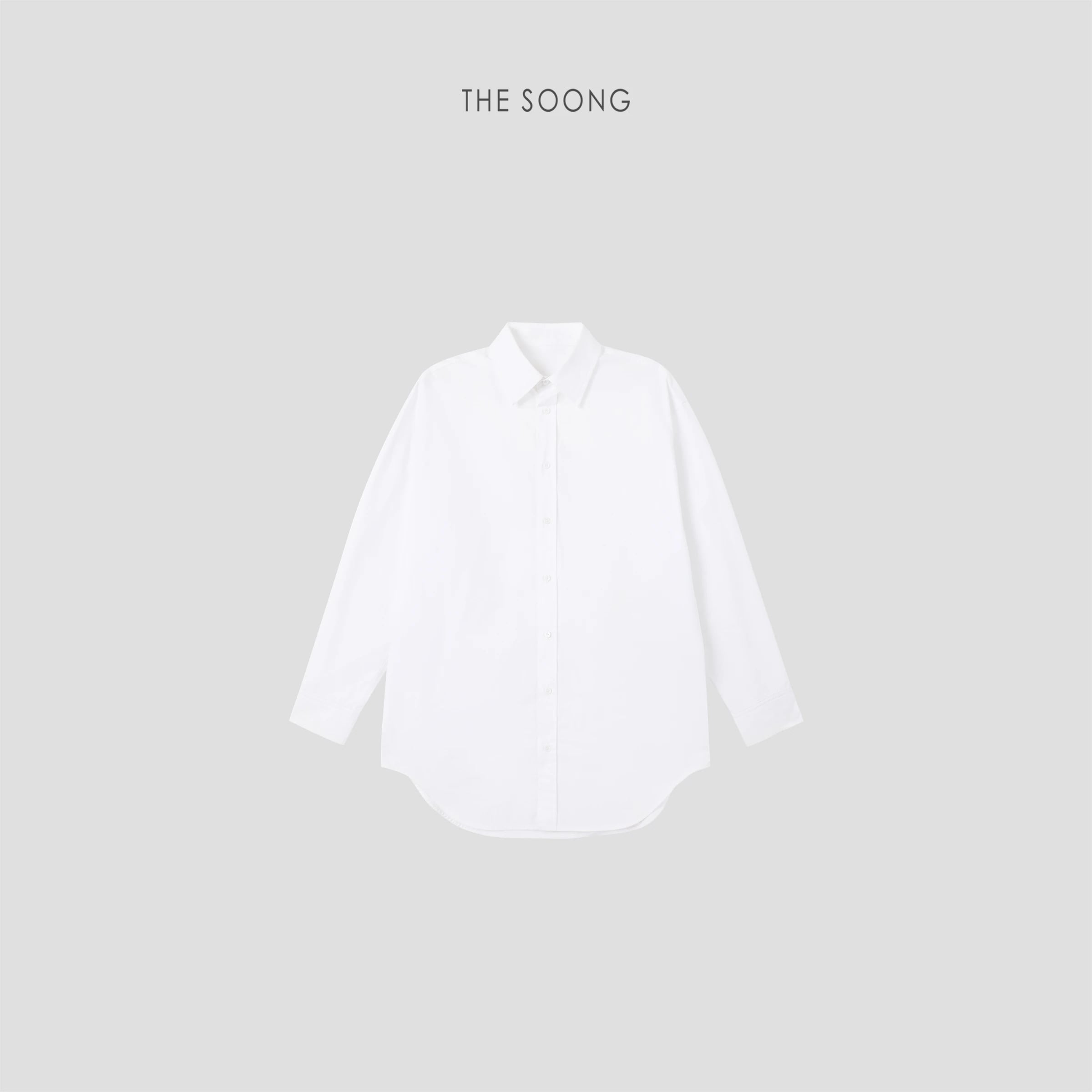 100% Cotton Heavy Enzyme-Washed Softened Structured Relaxed Long-Sleeve Shirt