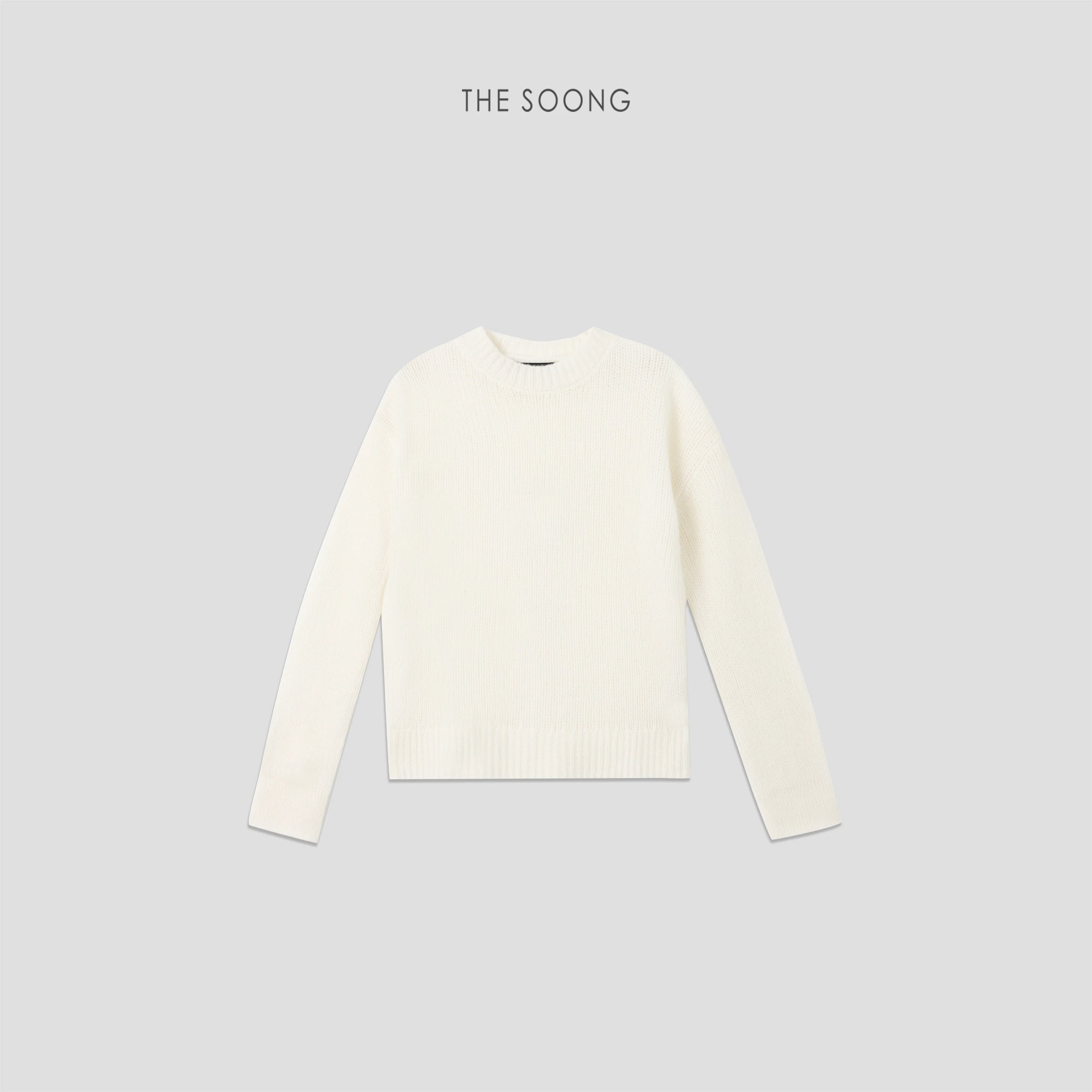 Cloud Cream Wool-Cashmere Blend Textured Sweater