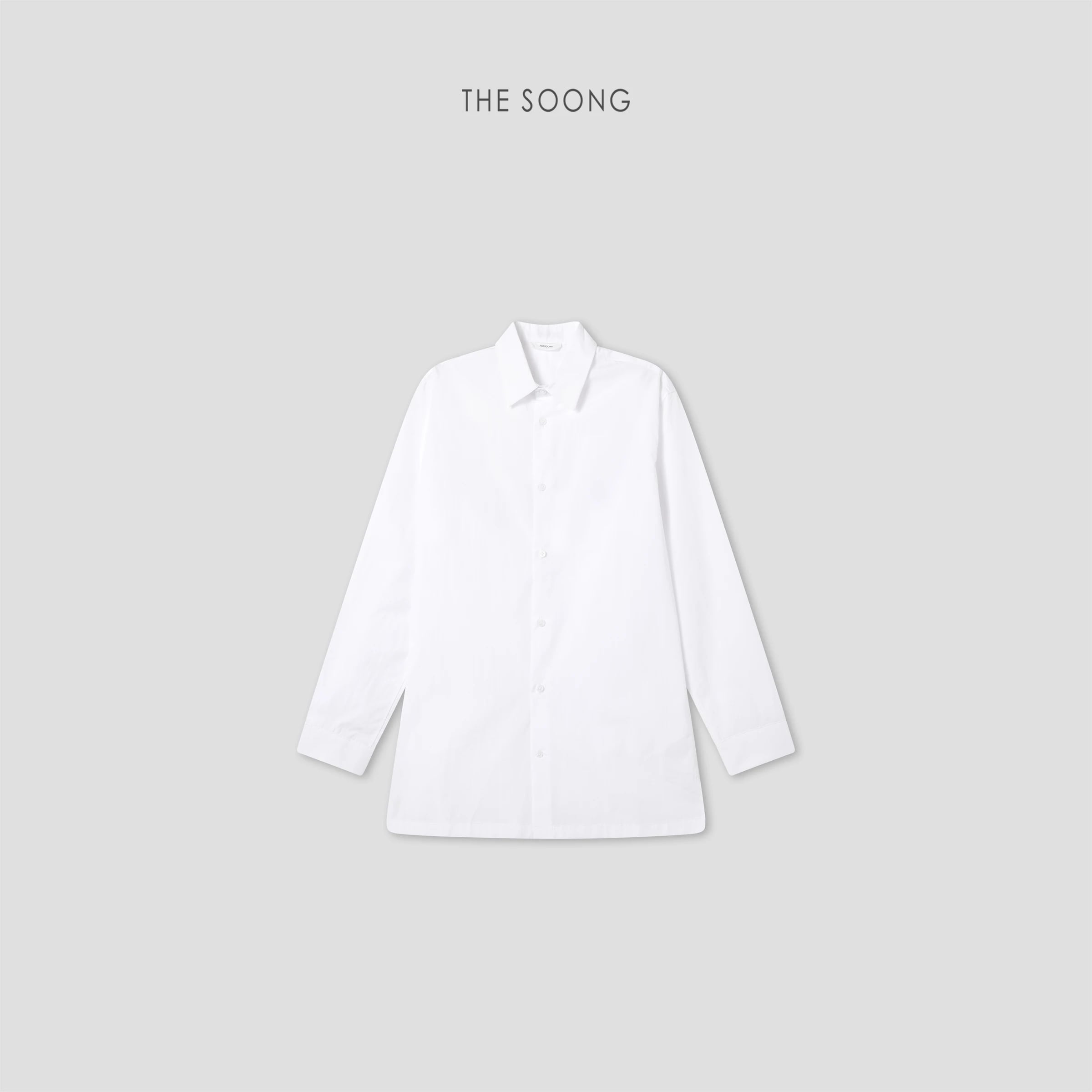 Classic Softened Cotton Boyfriend Shirt Jacket with Shell Buttons