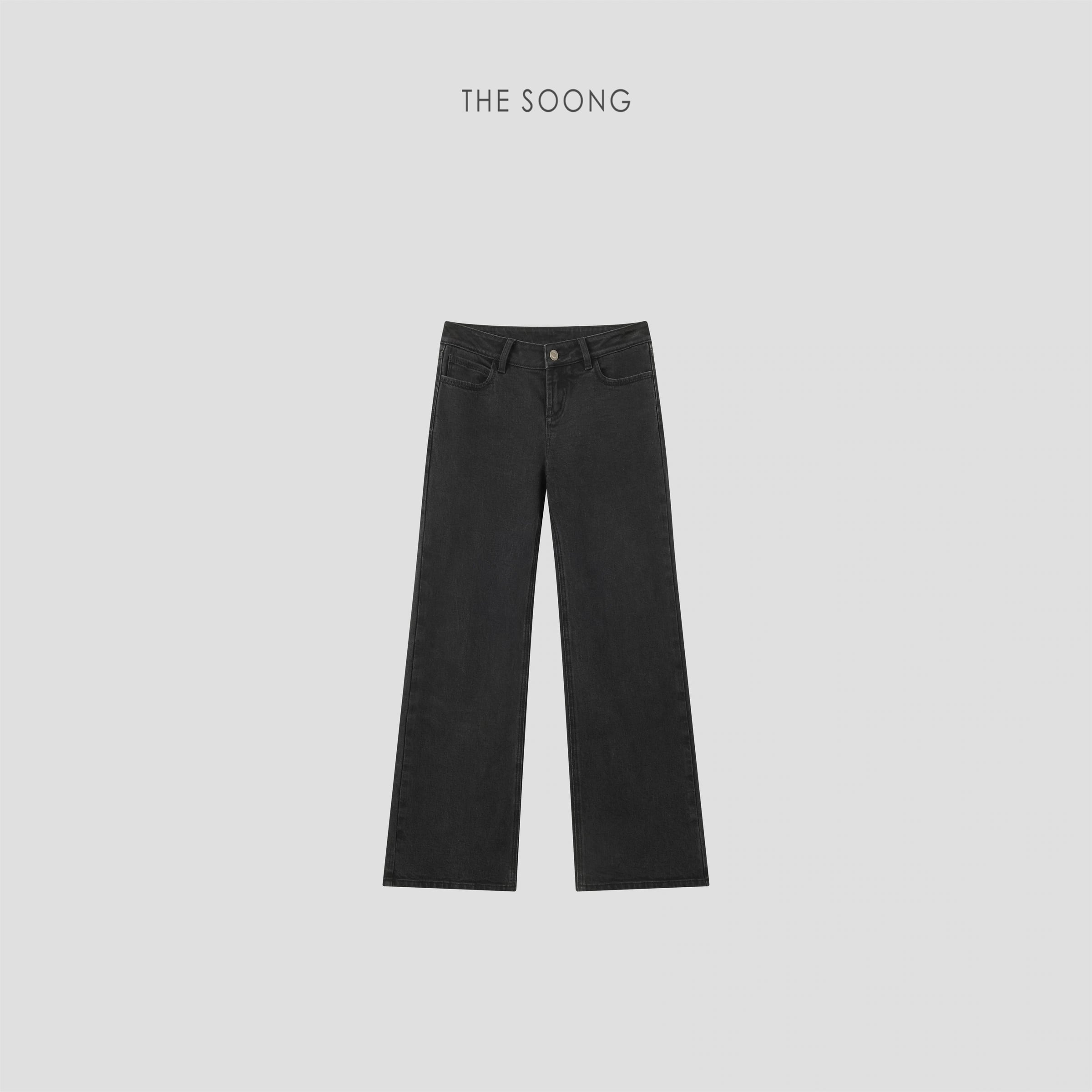 Spring Slim Straight-Leg Cotton-Feel Jeans