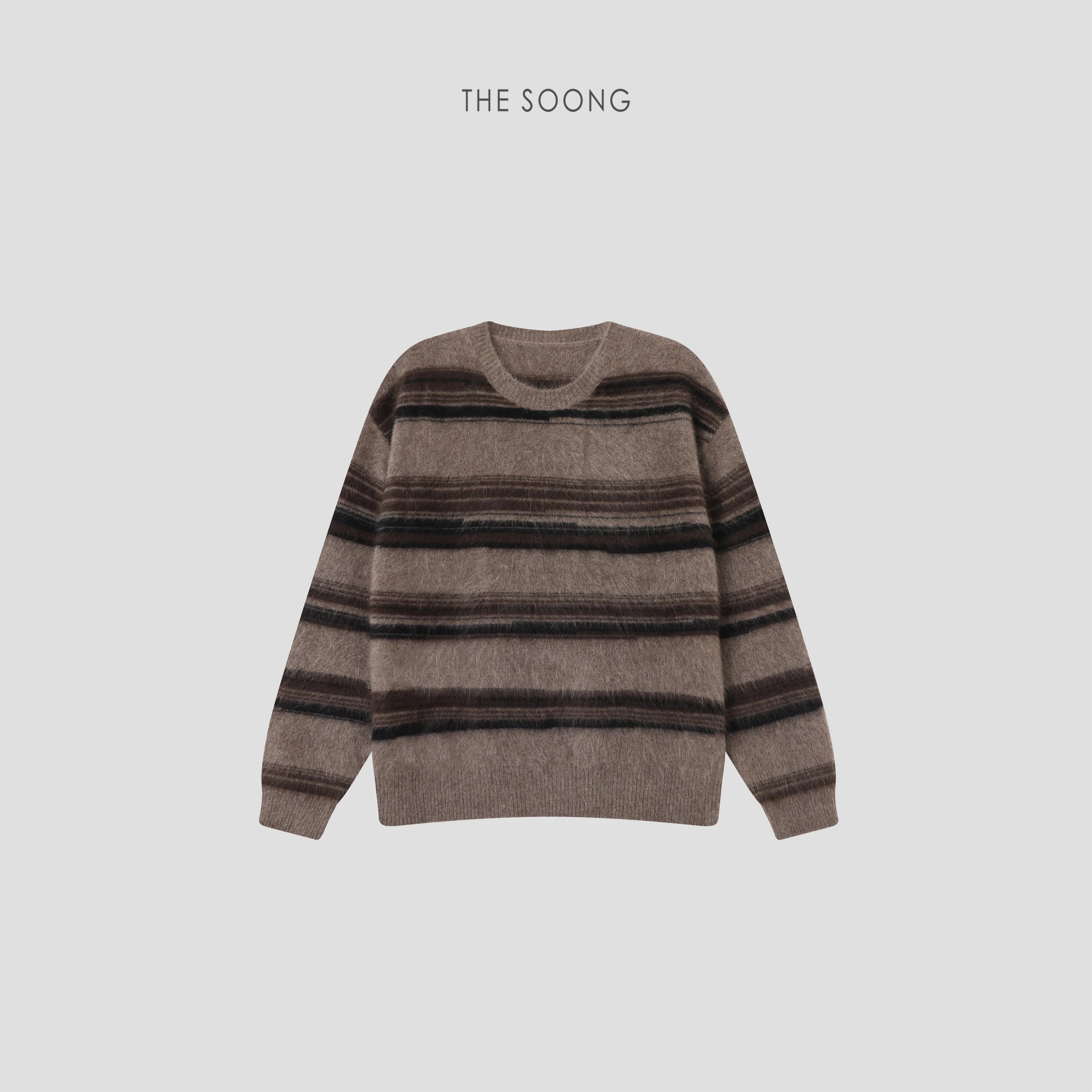 New Women's 16.5μm 225g Washed Brushed Yak Cashmere Sweater