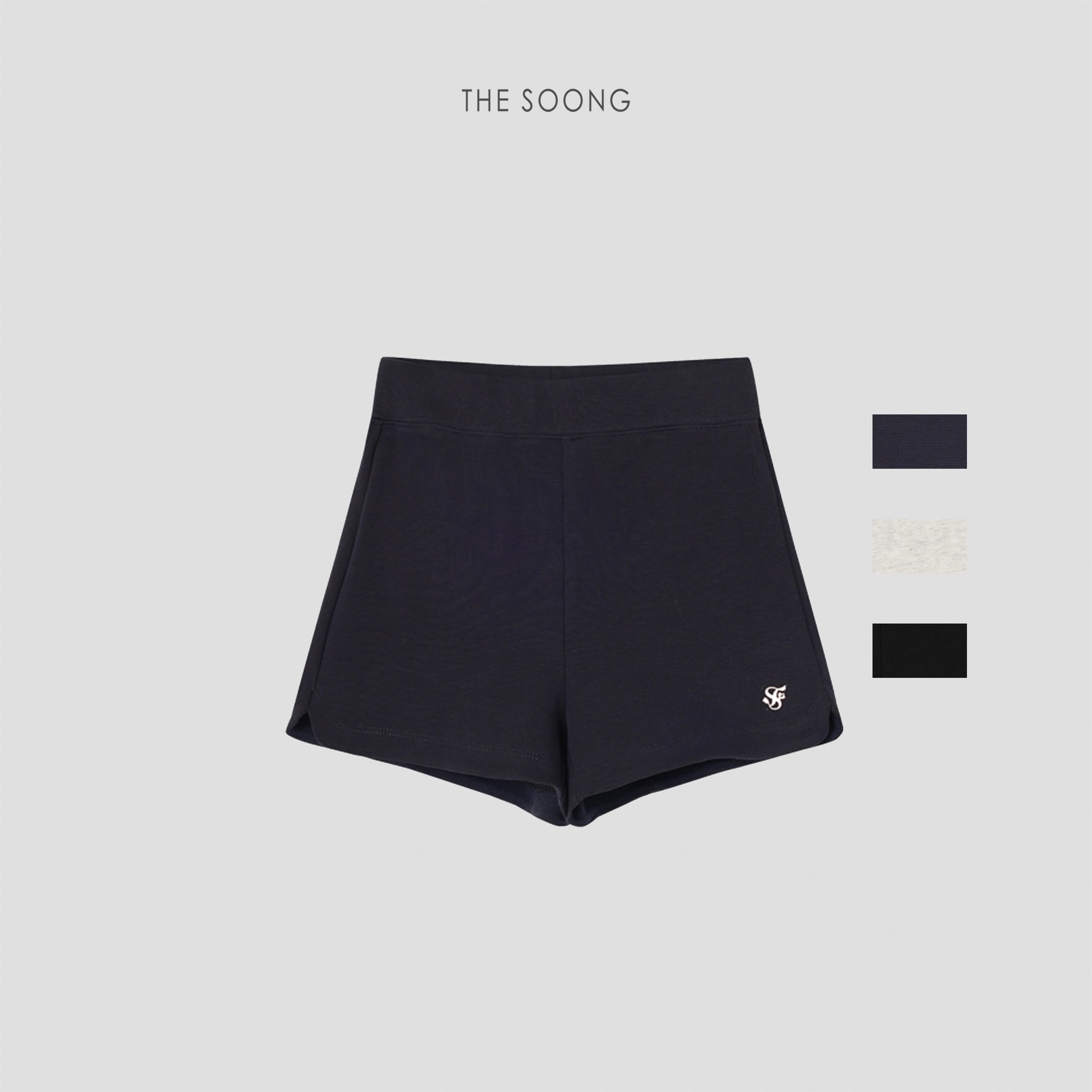 Hot Pants Stretch Cotton Mid-Rise Shorts