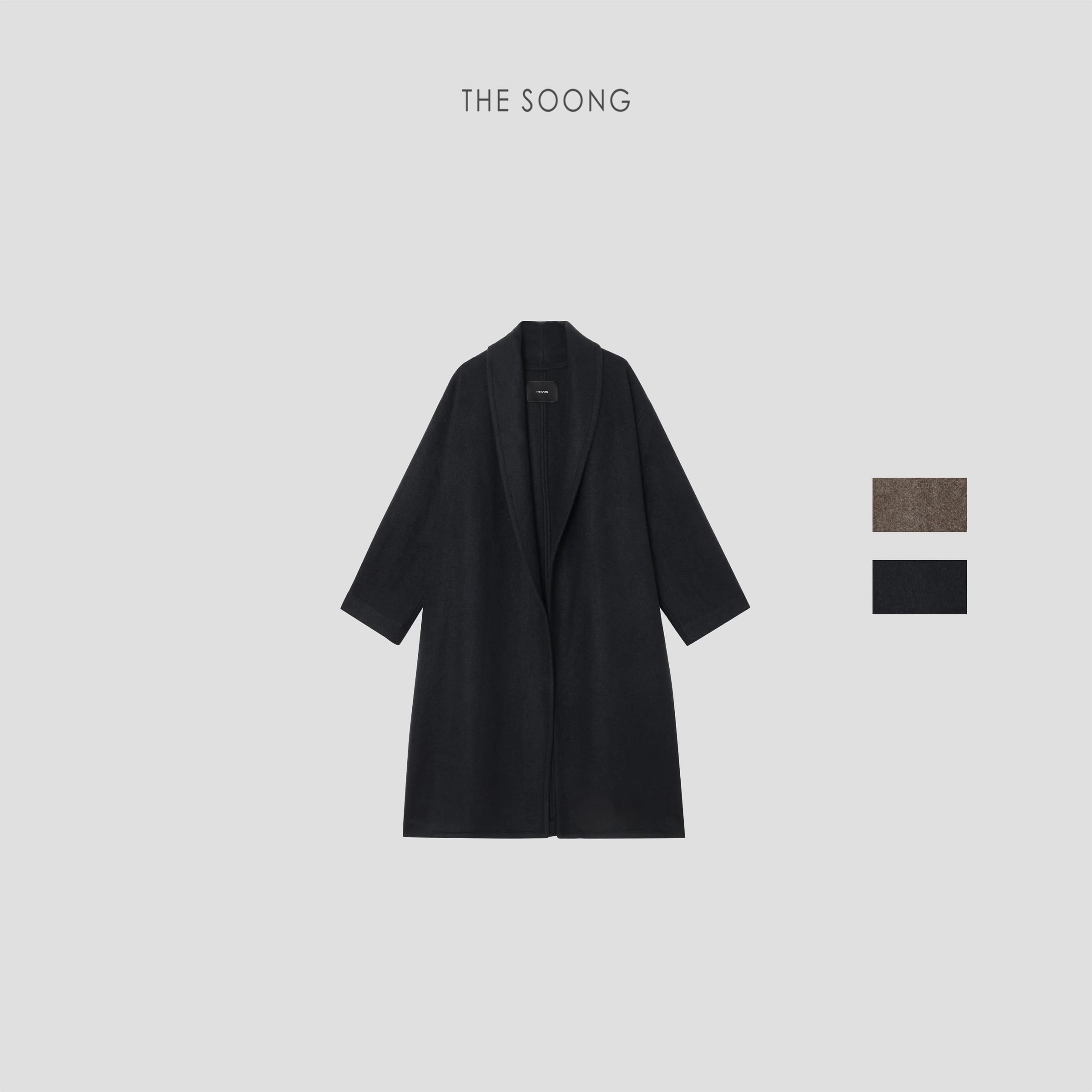 Yak Wool Shawl Collar Coat