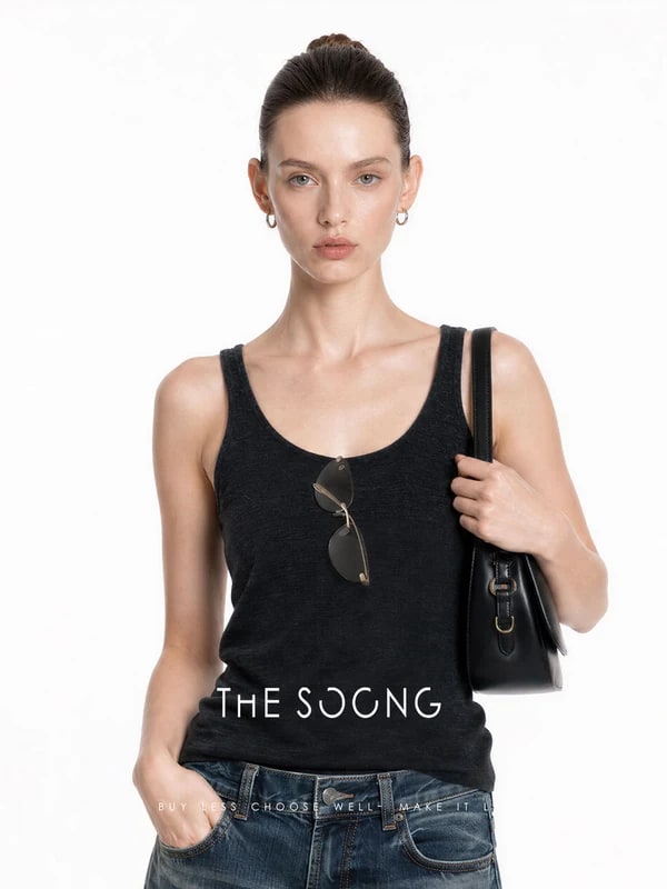 THESOONG Tank 48 Wool Linen Cami 8498 view 4