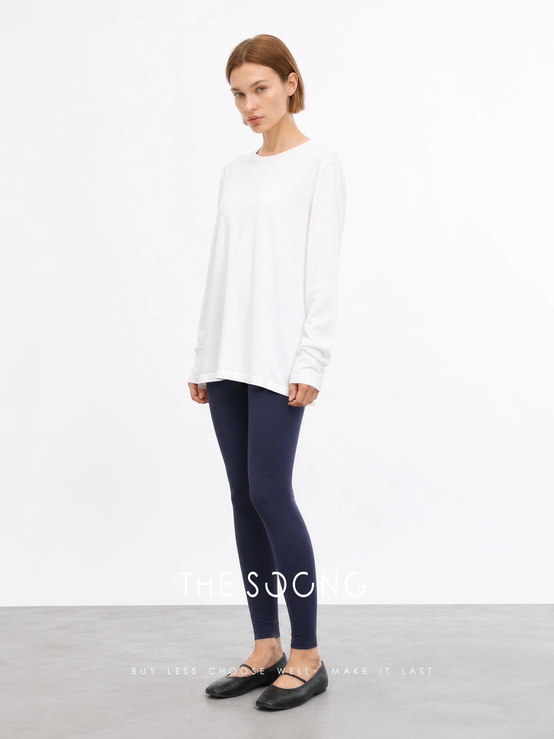 THESOONG Cropped Seamless Three-Needle Yoga Pants - 3763-5424 view 5