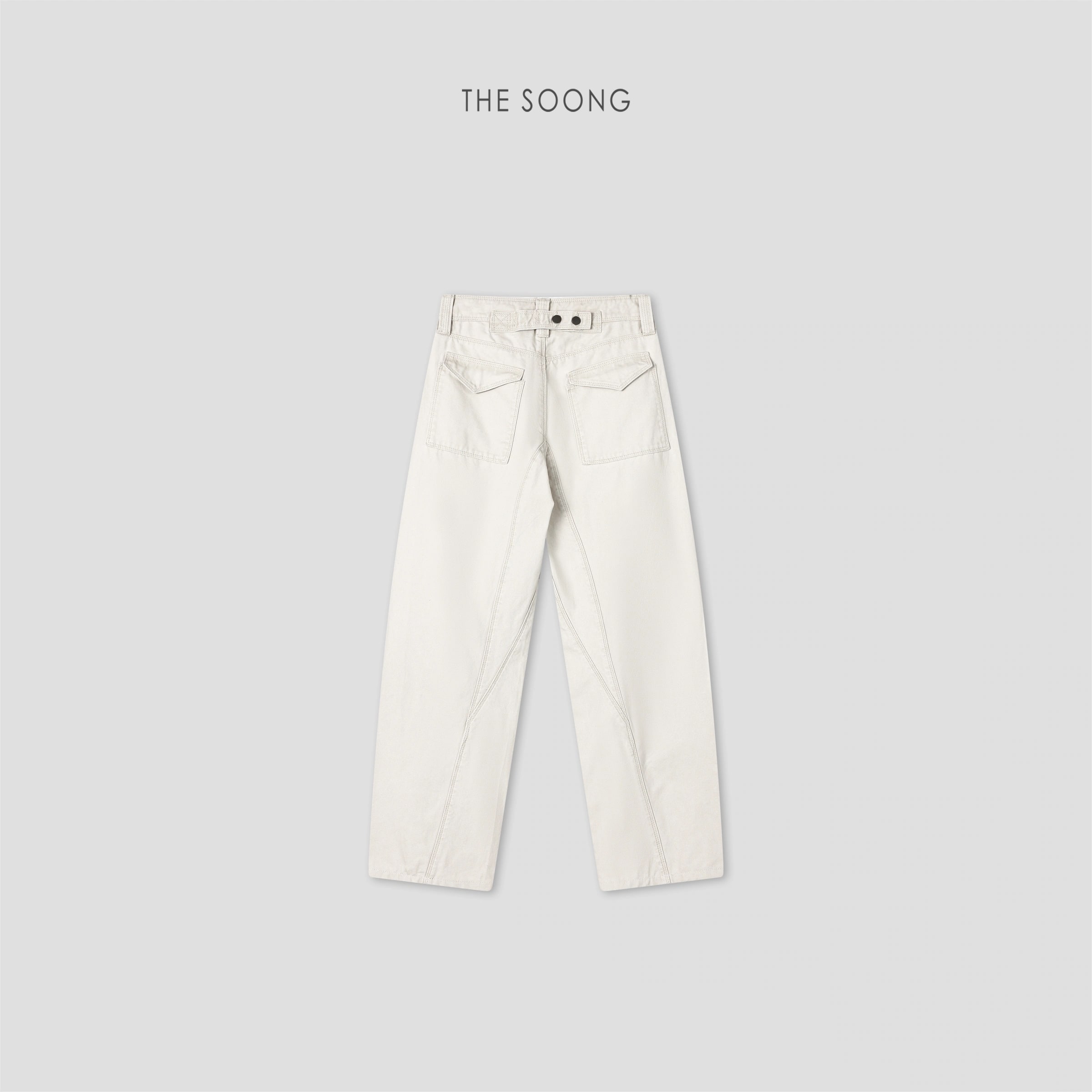 THESOONG “Coconut Pants” Clean Fit Washed Vintage Denim Jeans - 8910 view 11