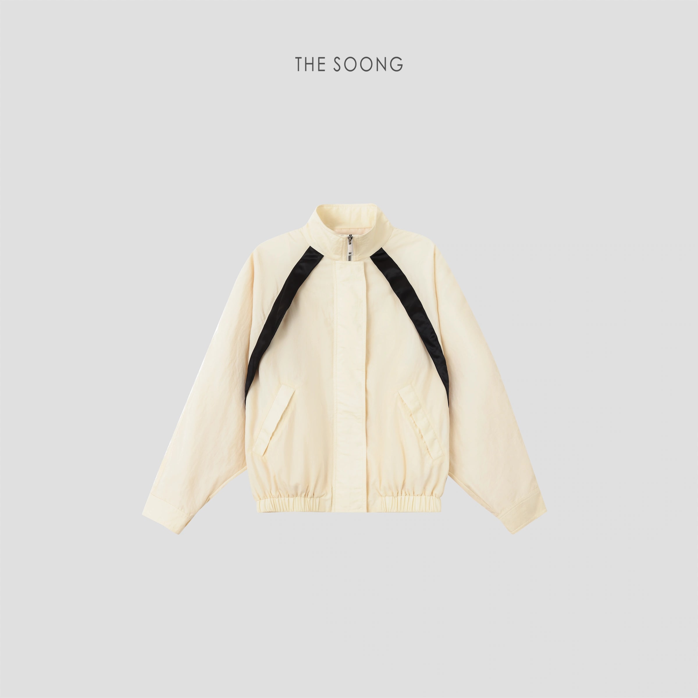 THESOONG “Neon Jacket” 90s Classic Windproof Stand-Collar Cropped Jacket - 8923 view 11
