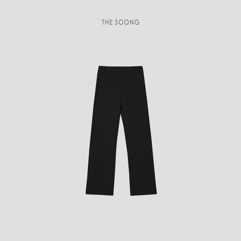 THESOONG “Cloud Pants” Minimalist Mid-Rise Straight-Leg Pants - 9307 view 14