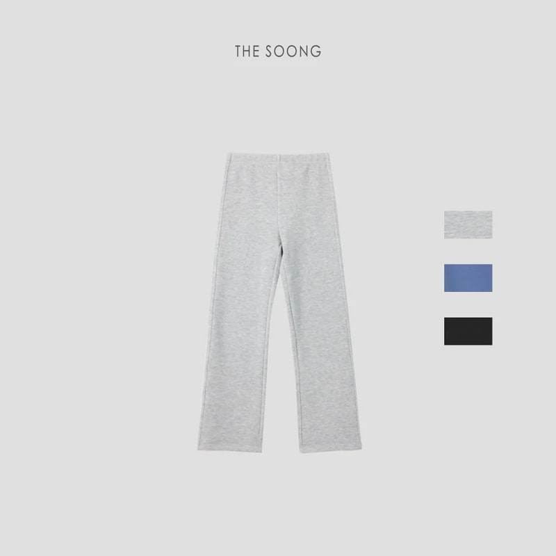 THESOONG “Cloud Pants” Minimalist Mid-Rise Straight-Leg Pants - 9307 view 1