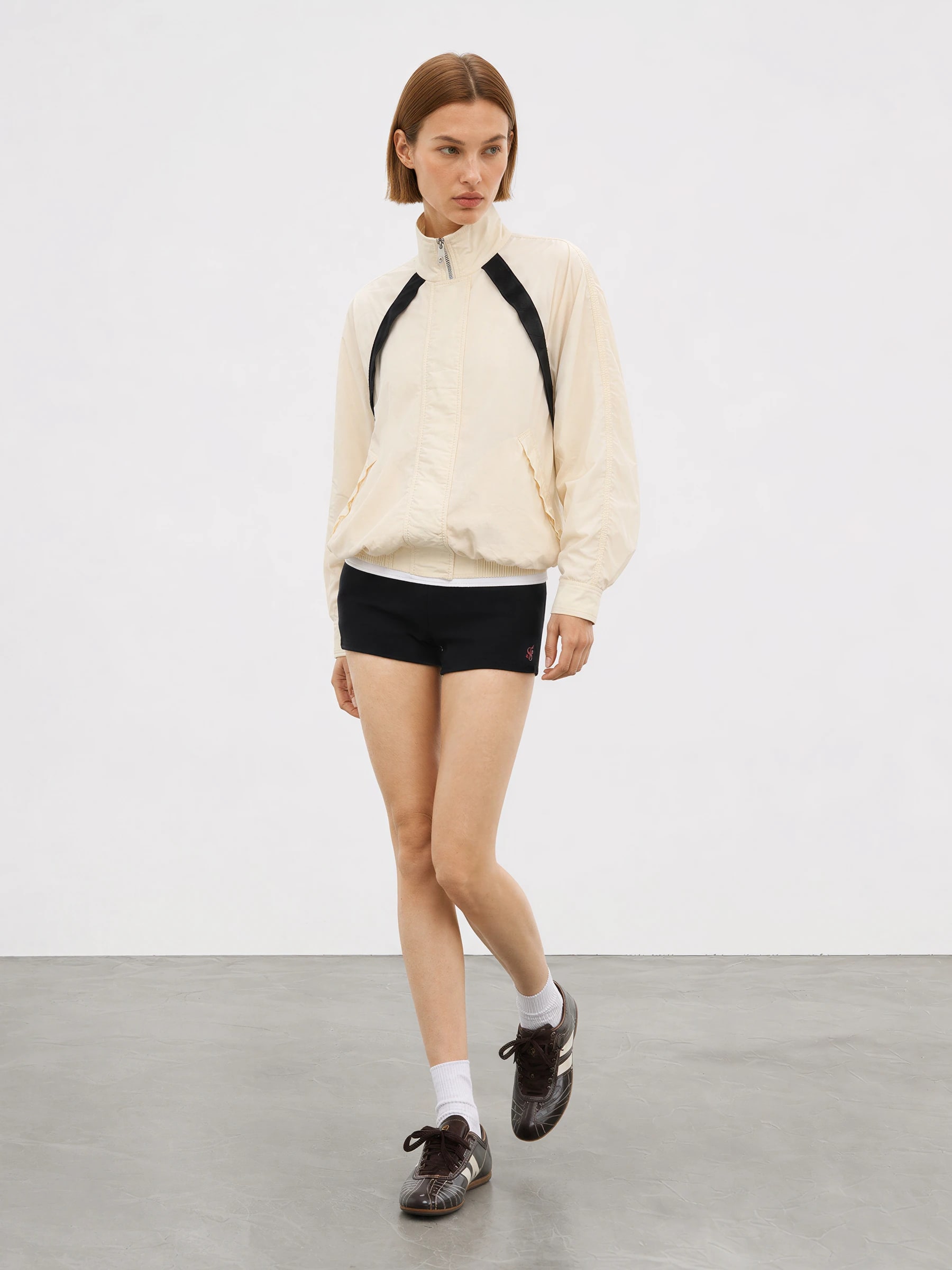 THESOONG “Hot Pants” Stretch Cotton Mid-Rise Shorts - 9055 view 9