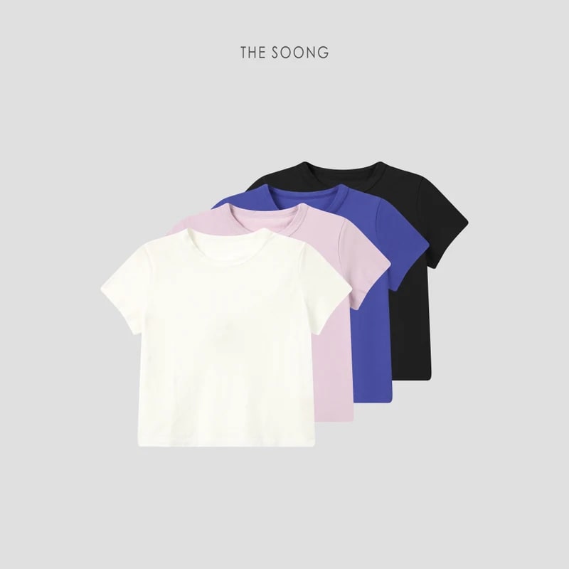 THESOONG Zero-Feel T Imported Australian Pure Cotton High-Twist Tee