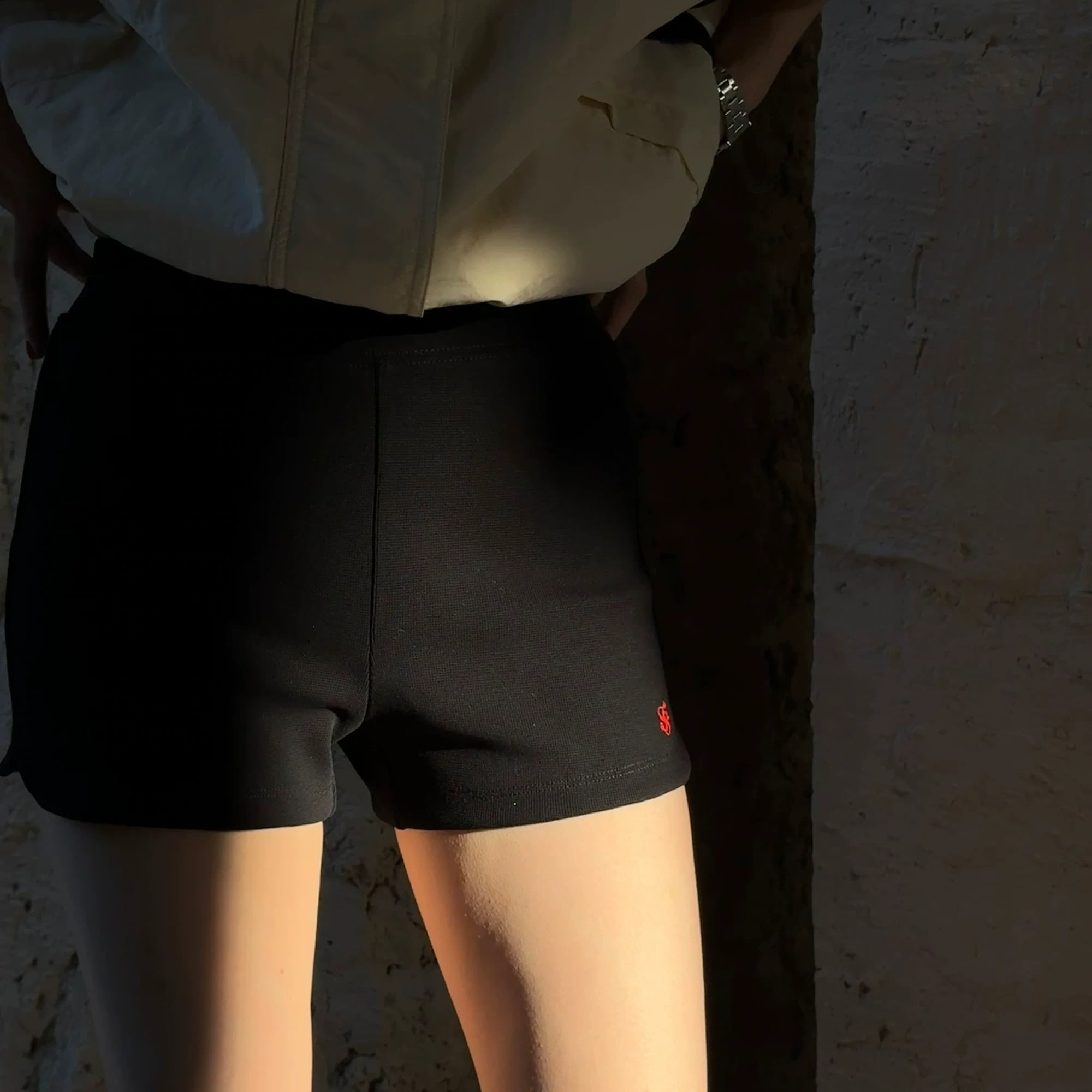 THESOONG “Hot Pants” Stretch Cotton Mid-Rise Shorts - 9055 view 11