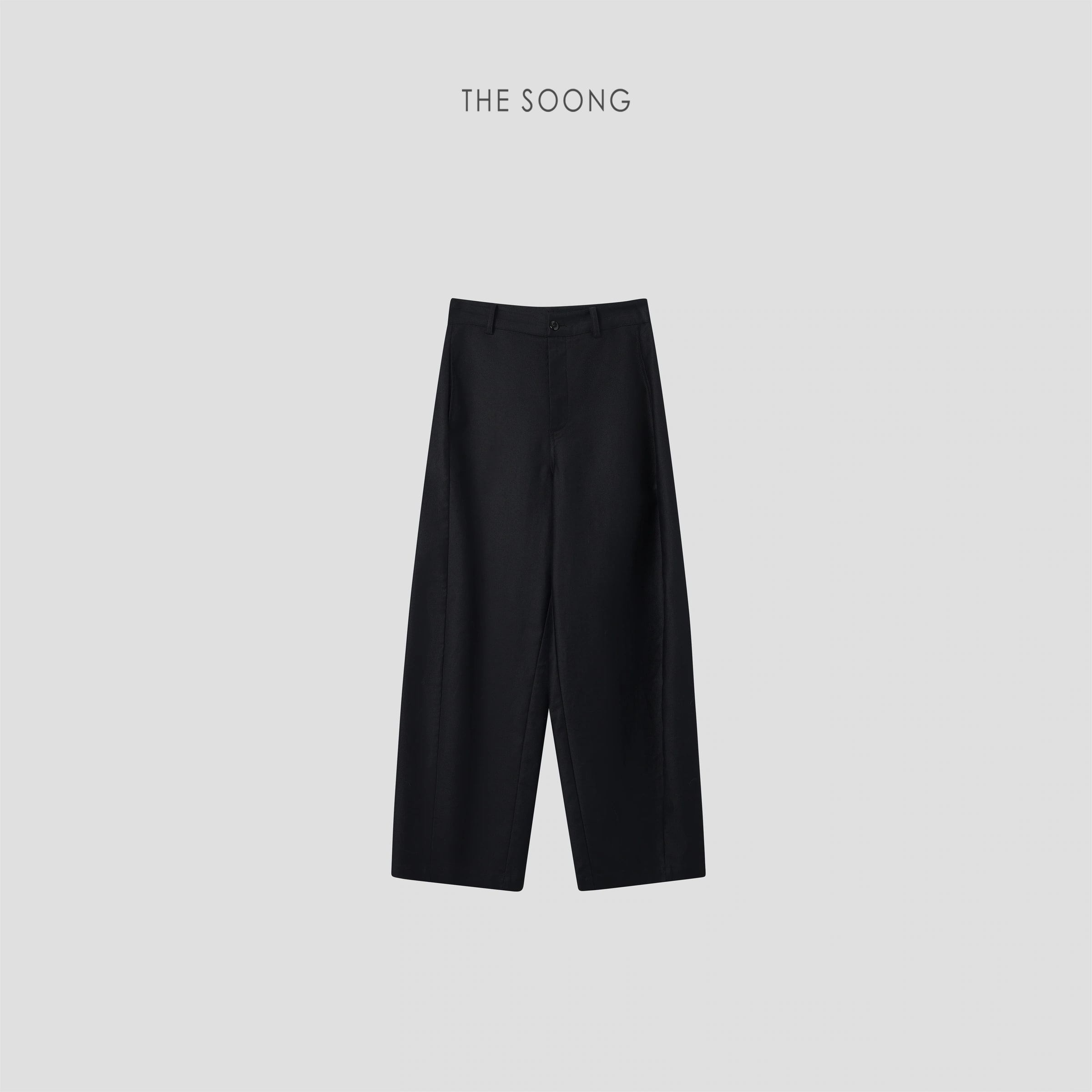 THESOONG “Clean Line Pants” Mid-Low Rise Barrel-Leg Casual Pants - 6882 view 13