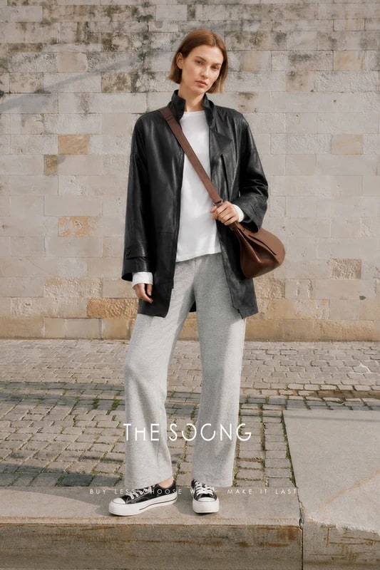 THESOONG “Cloud Pants” Minimalist Mid-Rise Straight-Leg Pants - 9307 view 7